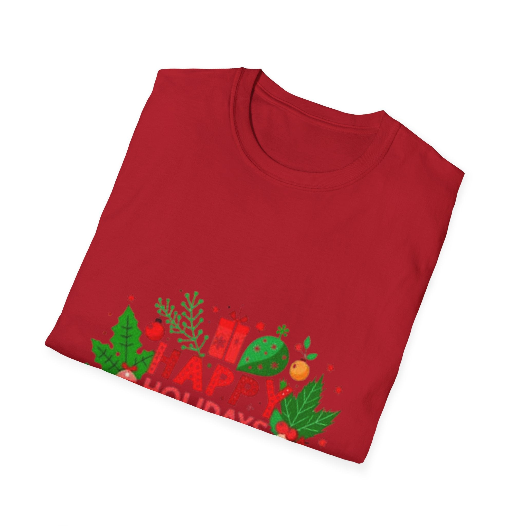 Happy Holidays Unisex Softstyle T-Shirt