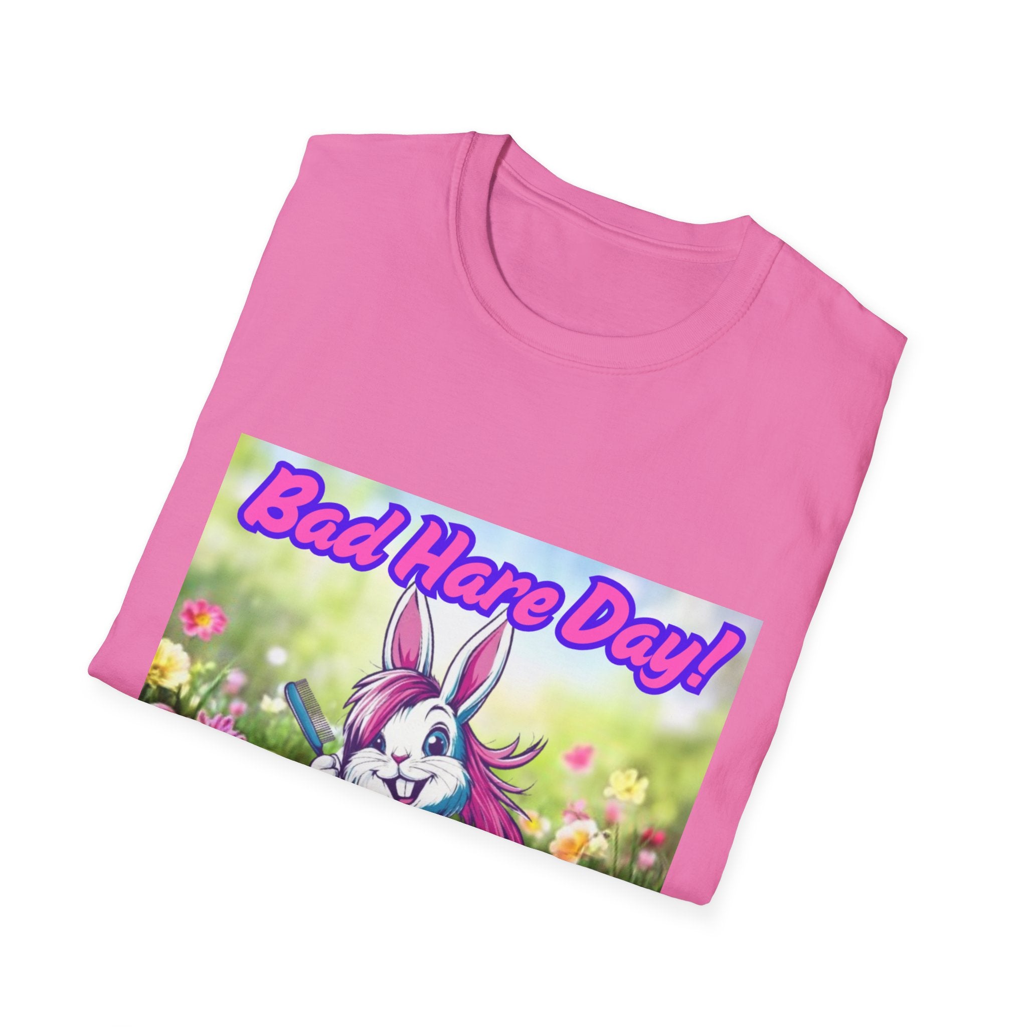 Bad Hare Day Unisex Softstyle T-Shirt