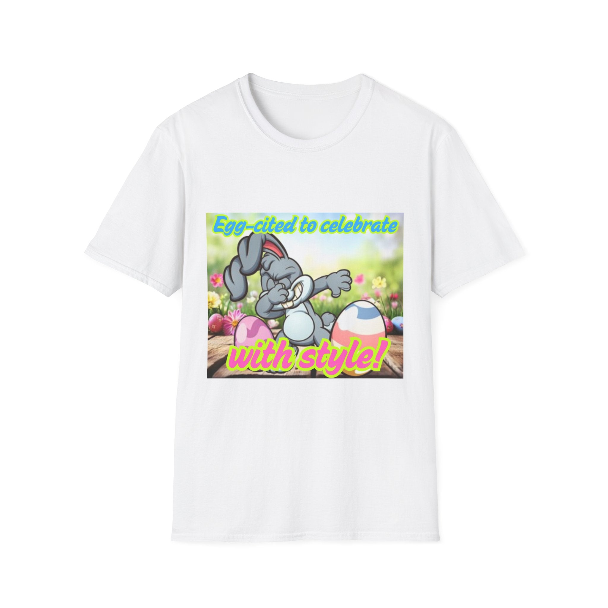 Egg-cited to Celebrate With Style Unisex Softstyle T-Shirt