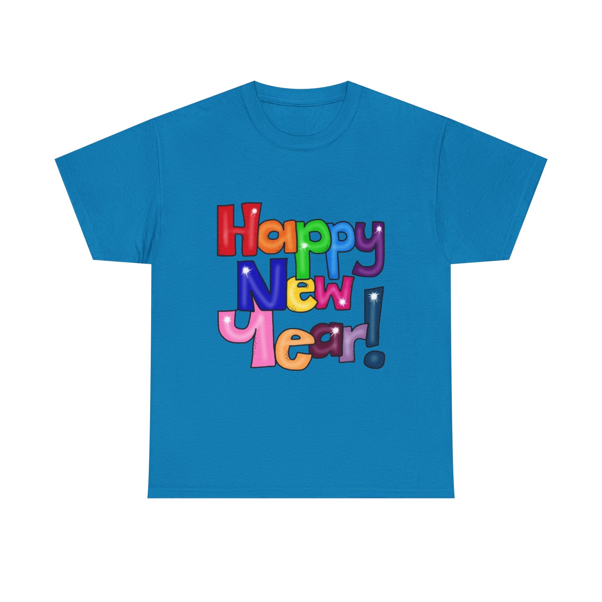 2026 Happy New Year DOUBLE SIDED Unisex Heavy Cotton T-Shirt