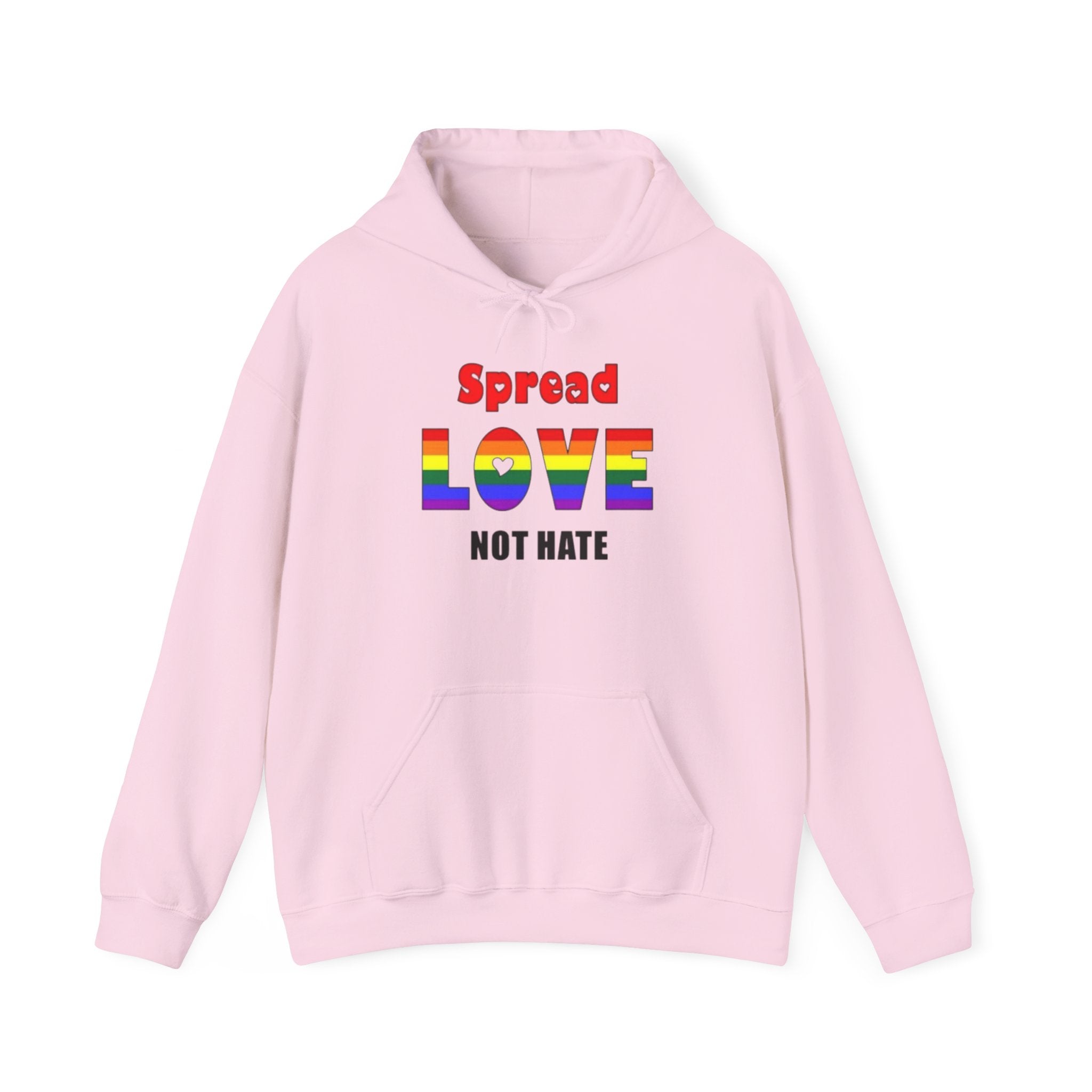 Spread Love Not Hate Unisex Hoodie