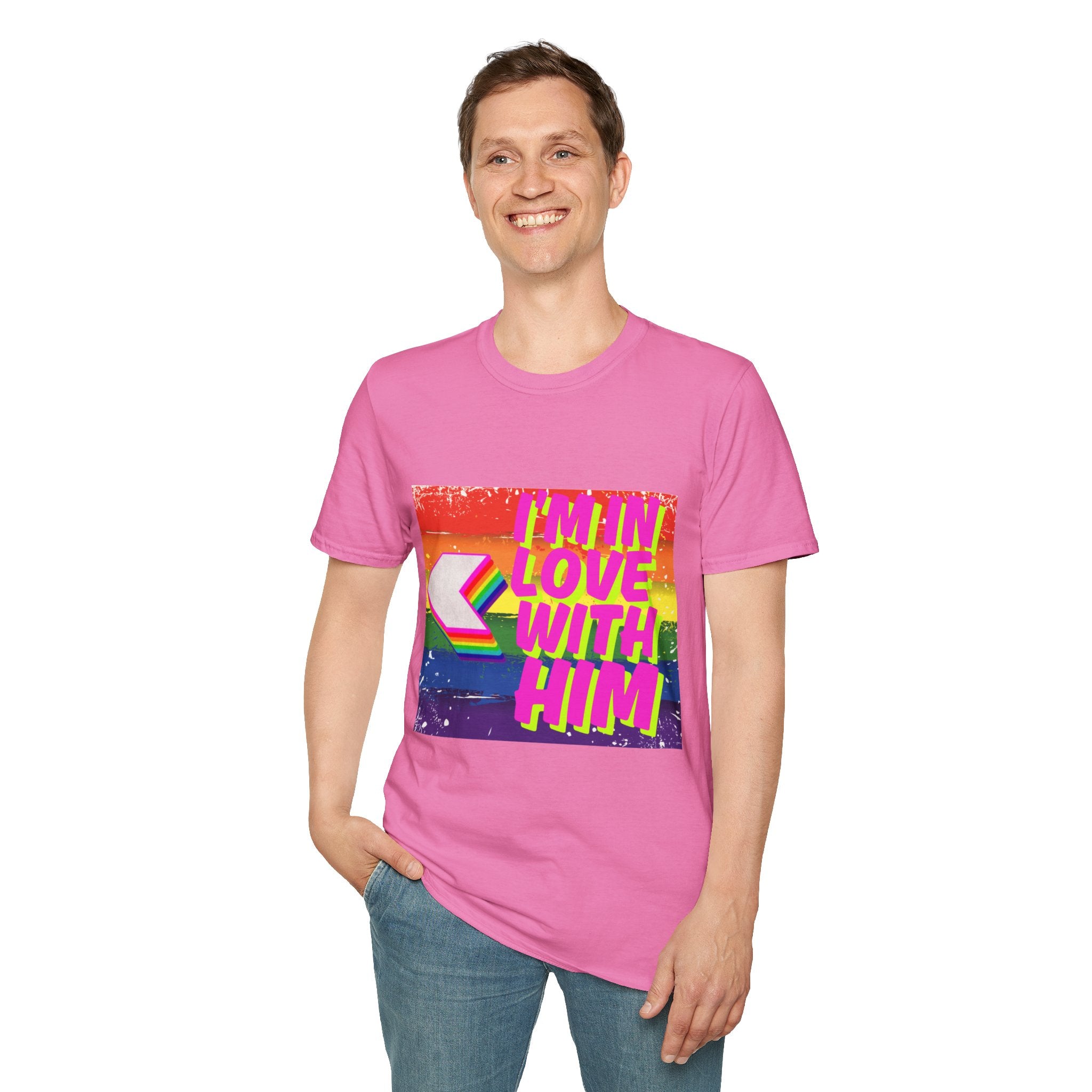 I'm In Love With Him Unisex Softstyle T-Shirt