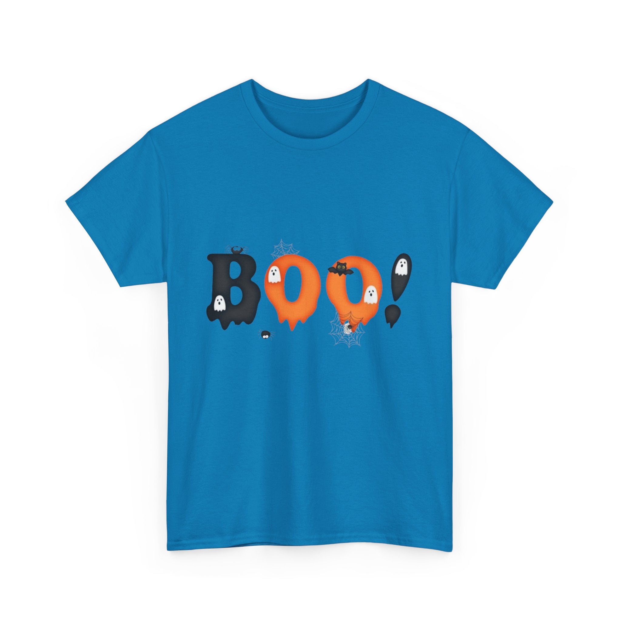 Halloween BOO! Unisex Short Sleeve Heavy Cotton T-Shirt