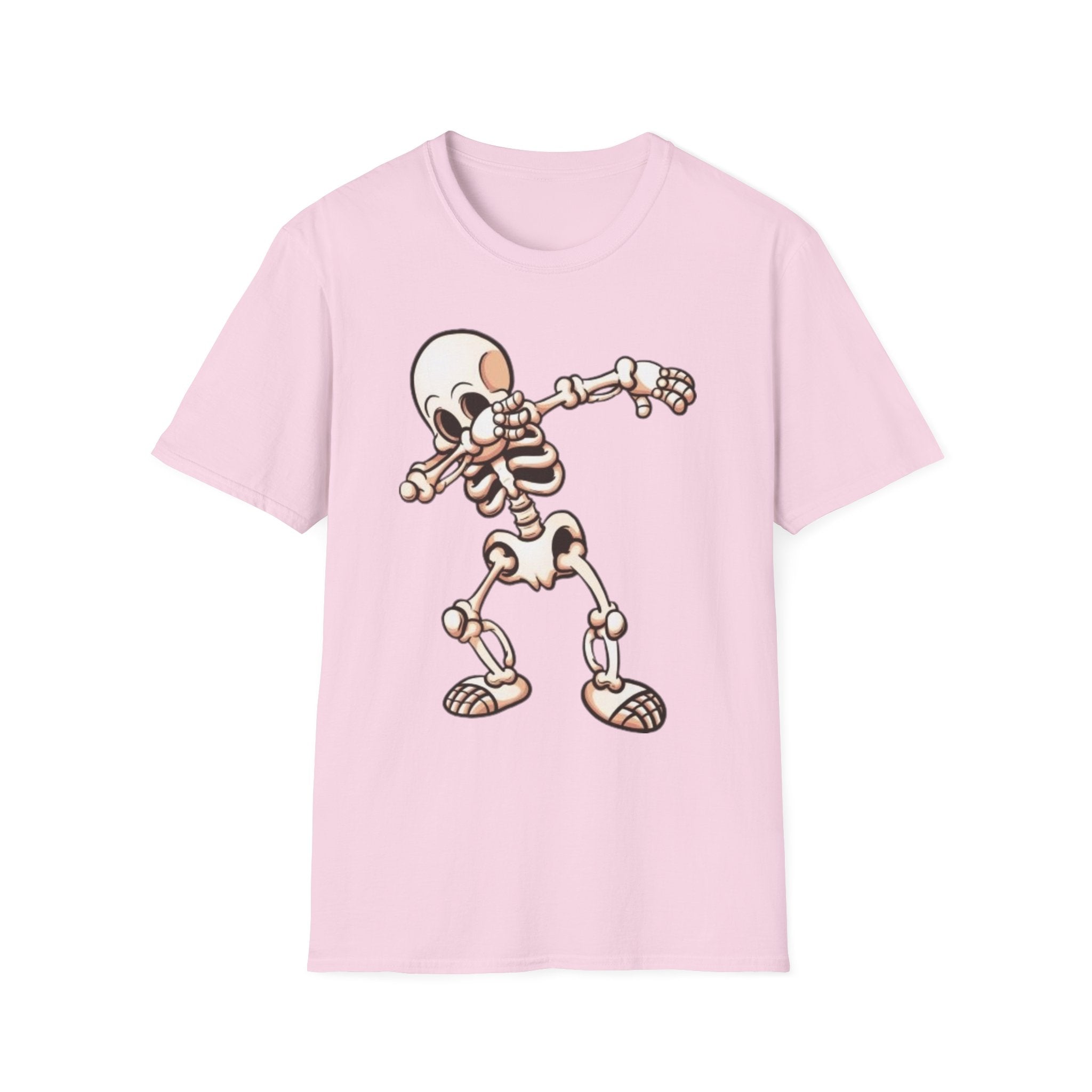Dabbing Halloween Skeleton Unisex Softstyle T-Shirt