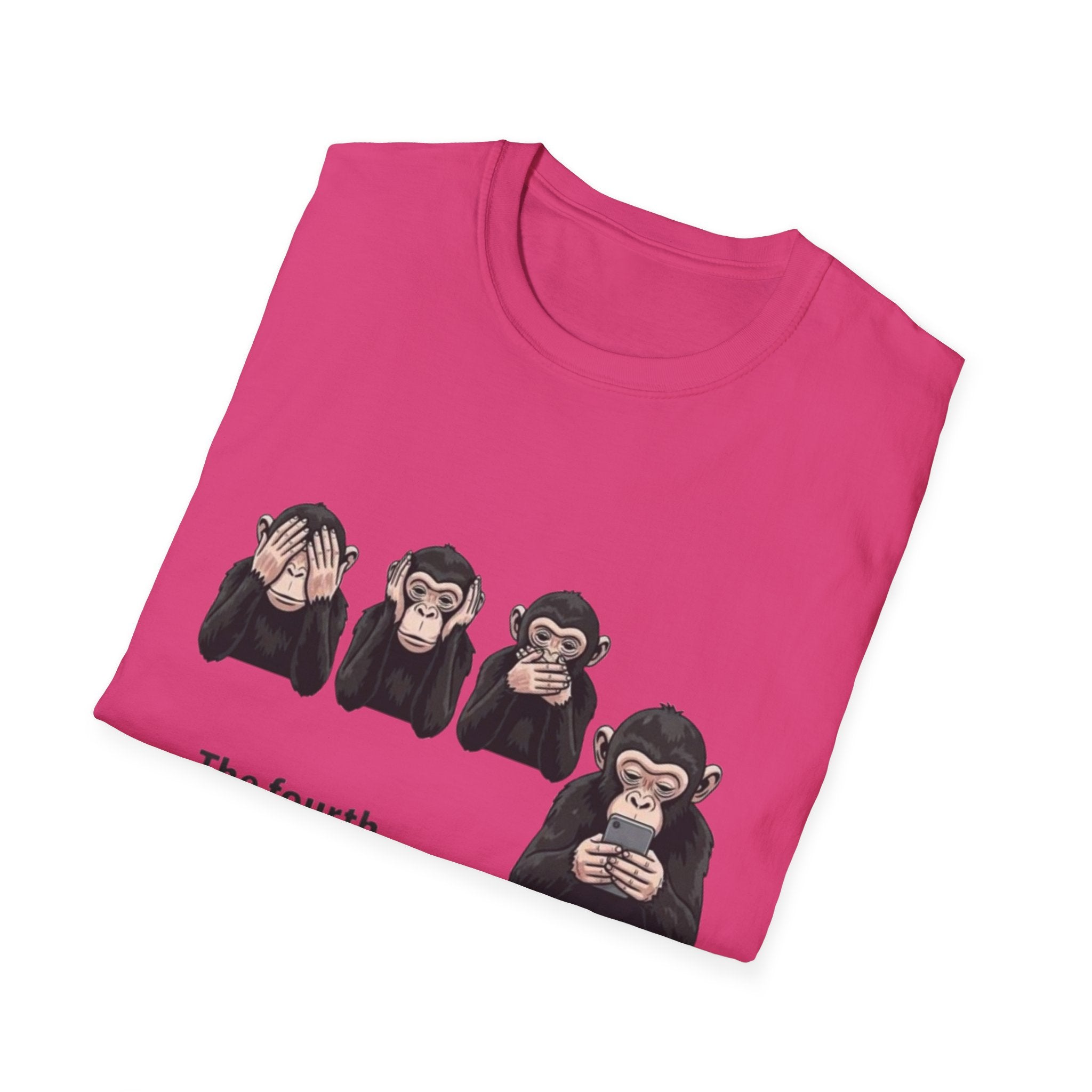 Four Monkeys Unisex Softstyle T-Shirt