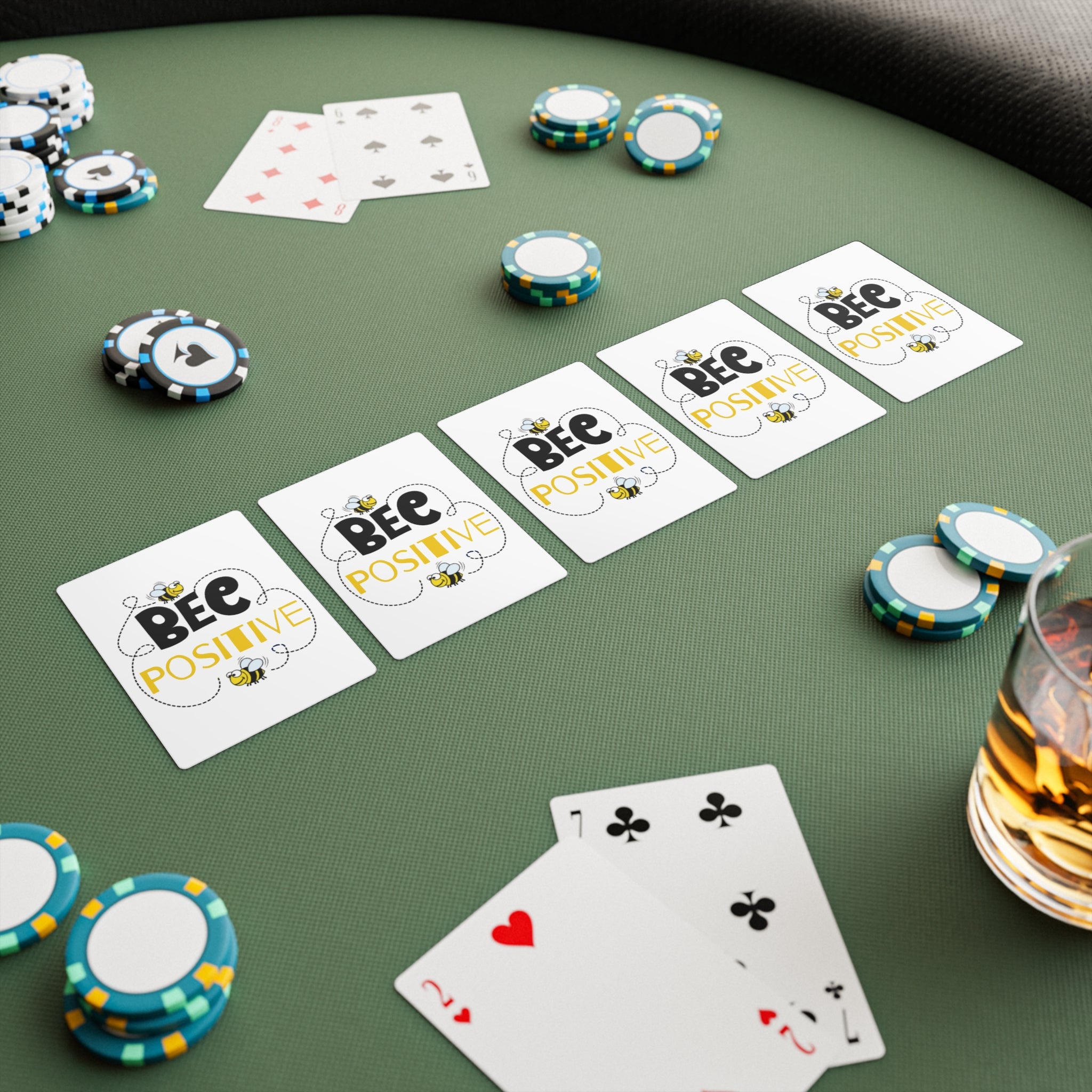Bee Positive Premium Poker Cards
