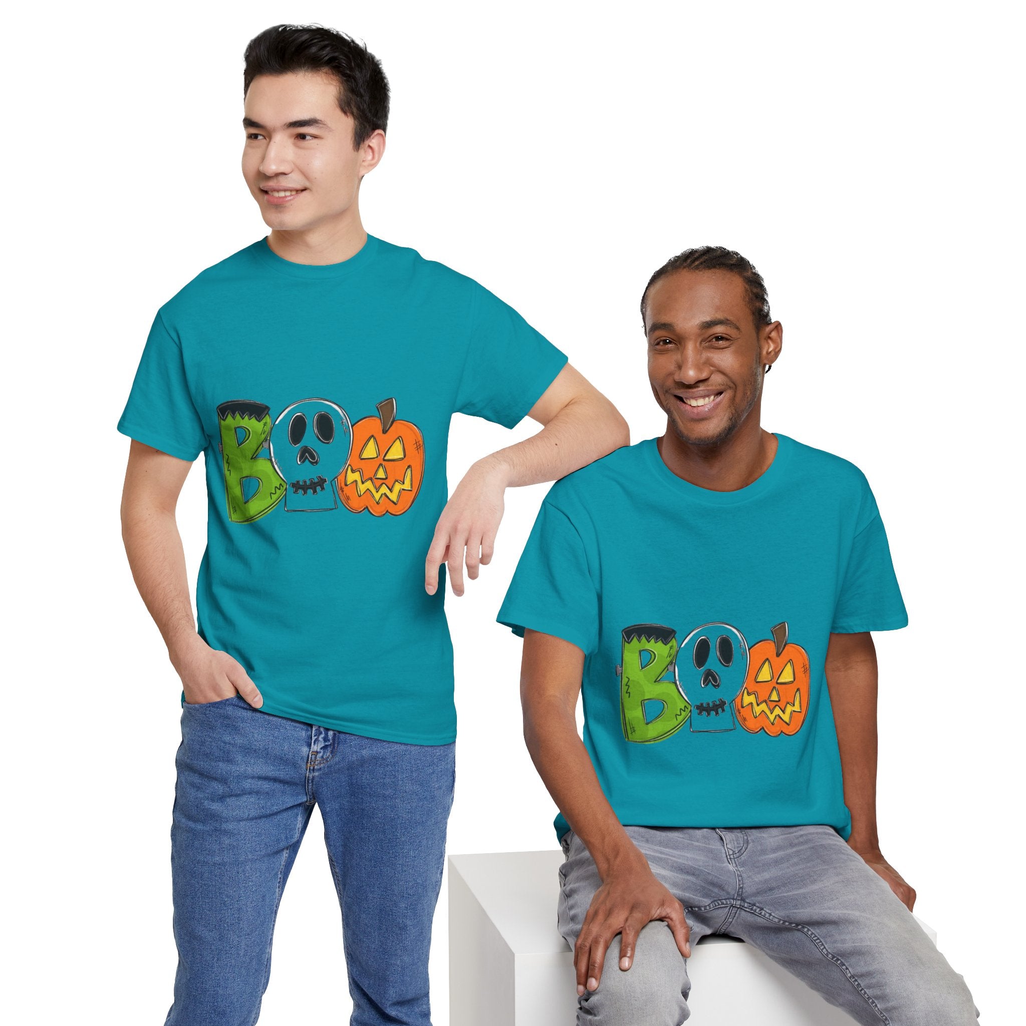 Halloween BOO Unisex Heavy Cotton T-Shirt