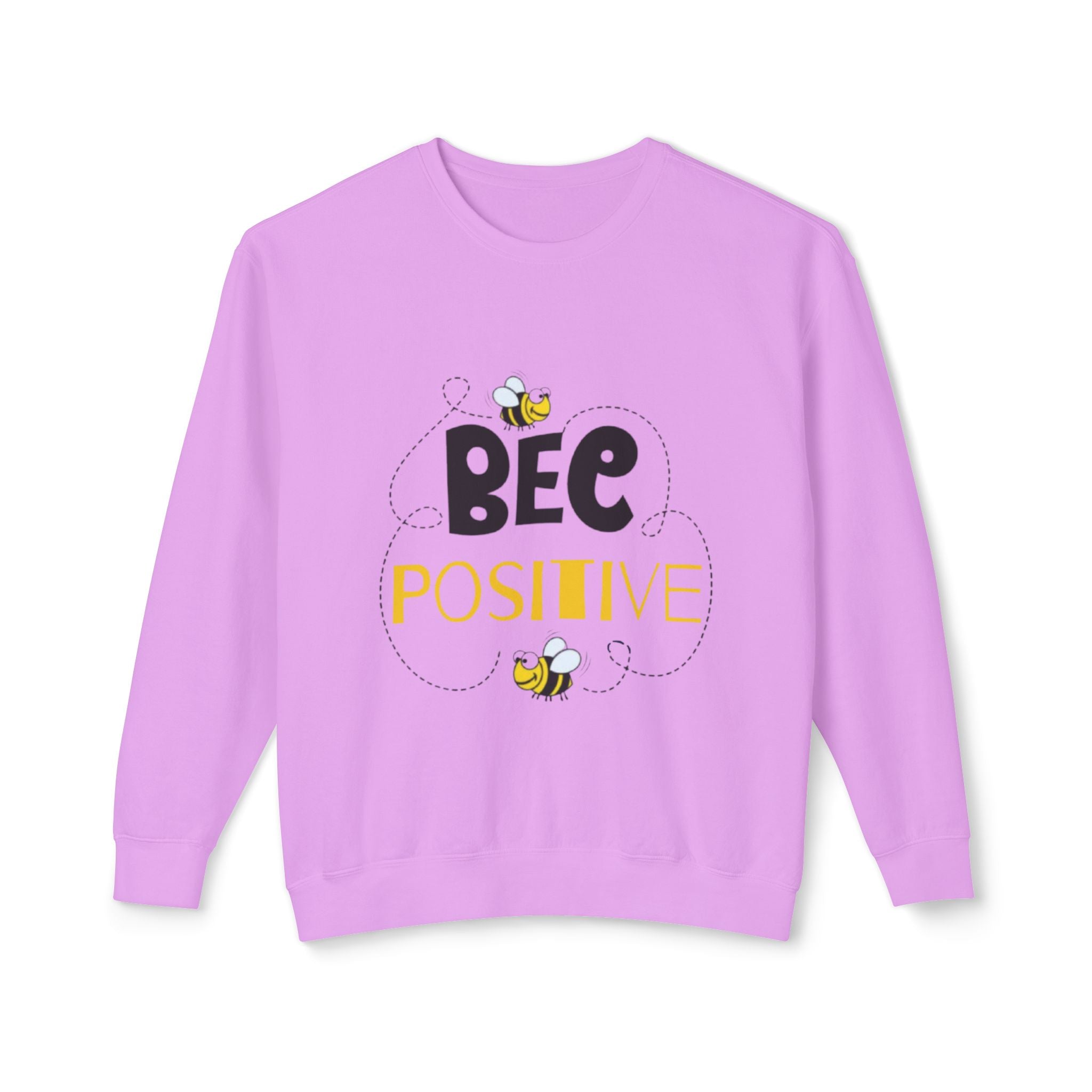 Bee Positive Unisex Lightweight Crewneck Sweatshirt