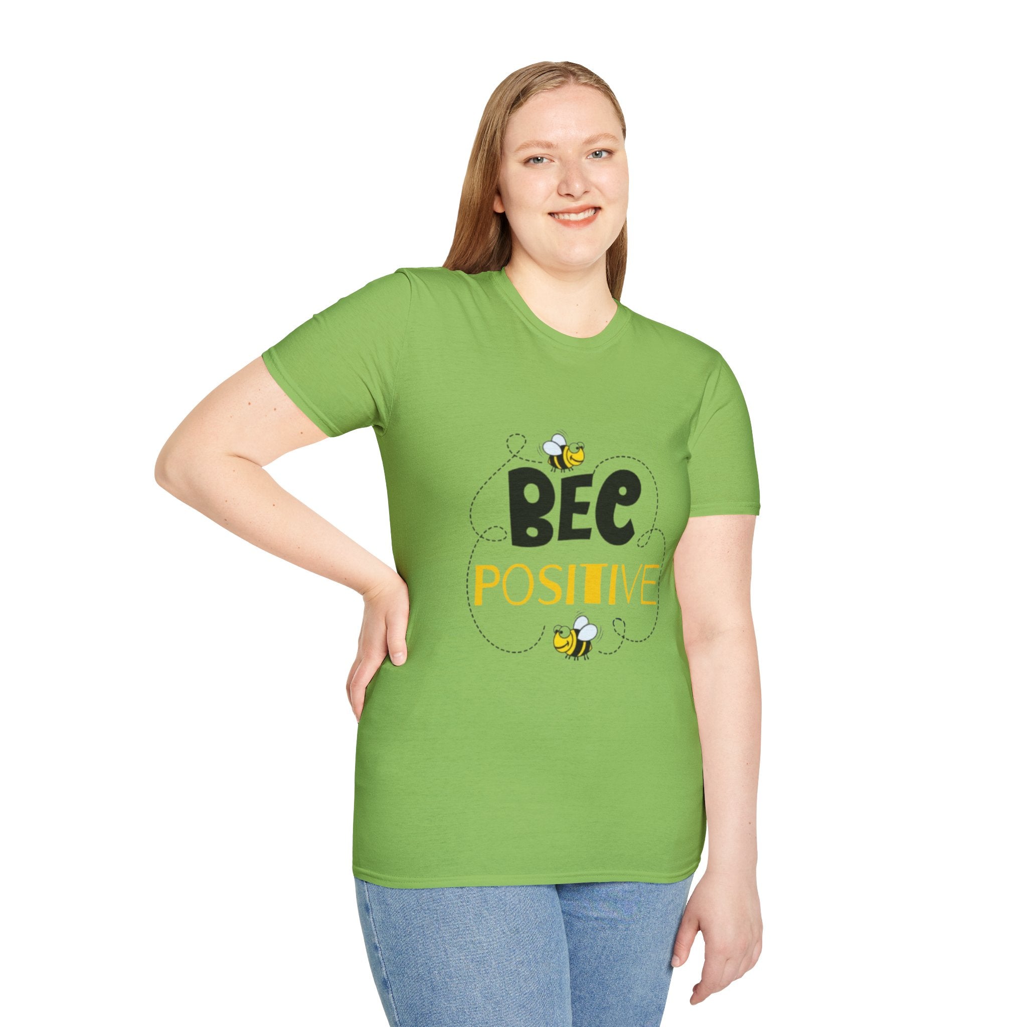 Bee Positive Unisex Softstyle T-Shirt