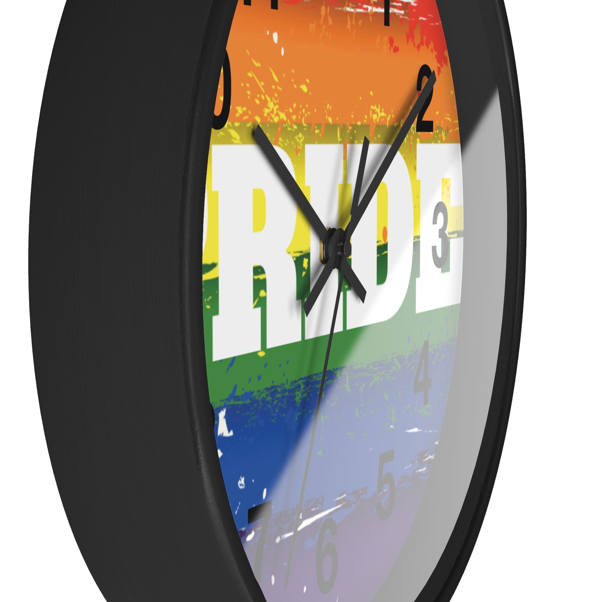 Pride Rainbow Wall Clock