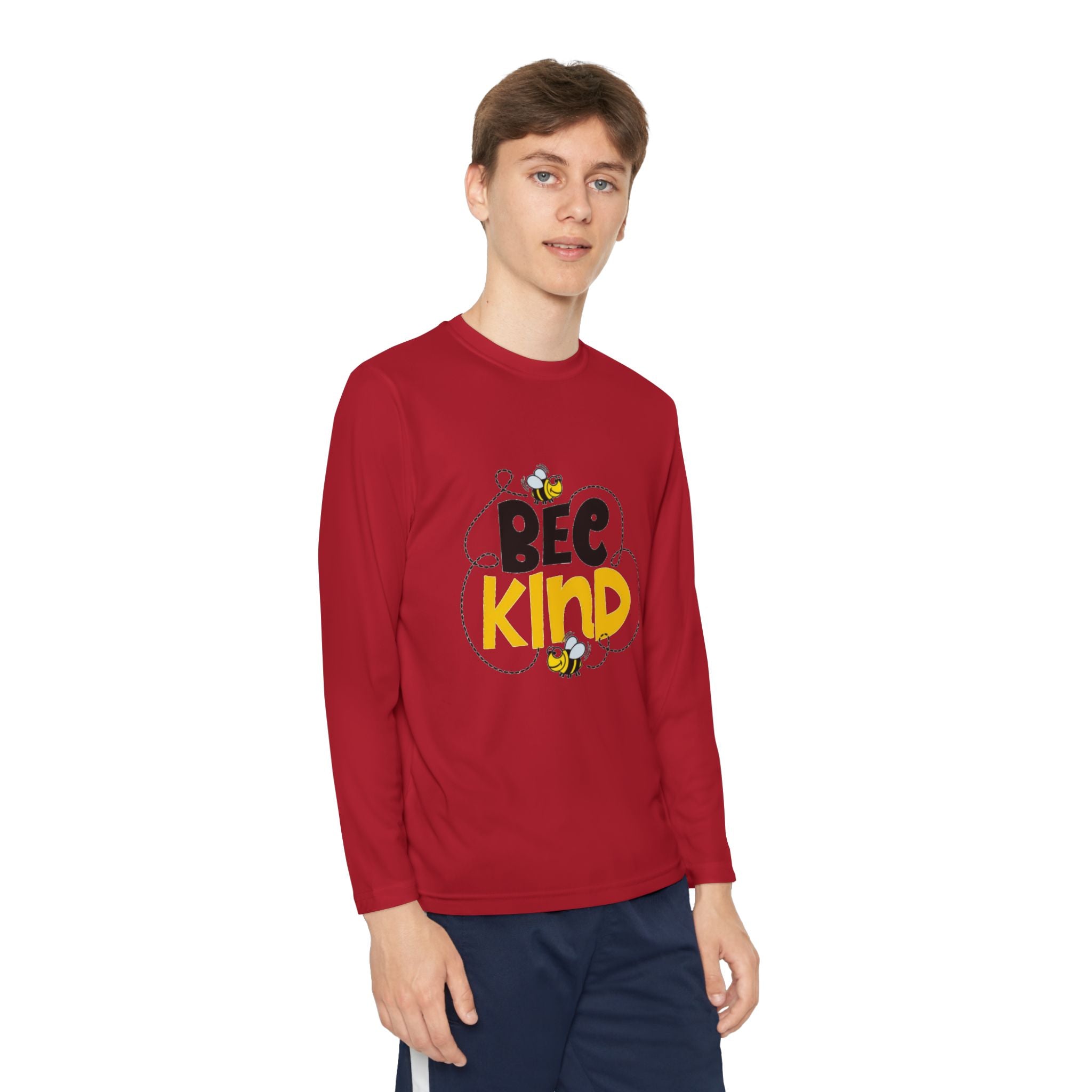 Bee Kind Youth Long Sleeve Competitor T-Shirt