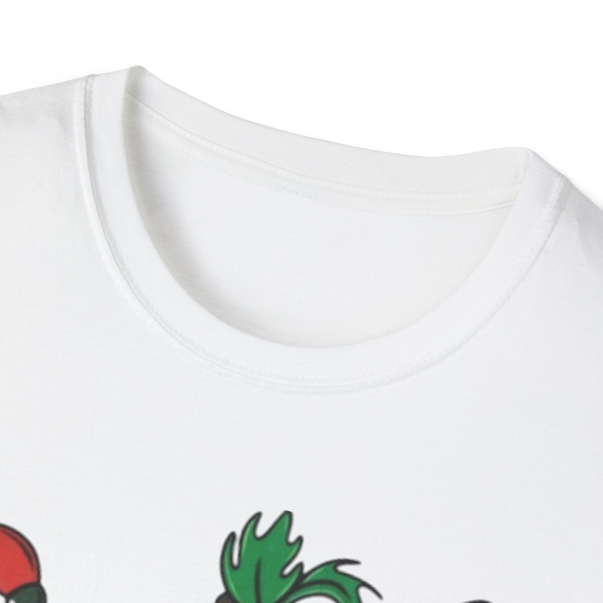 Festive Reindeer Unisex Softstyle T-Shirt