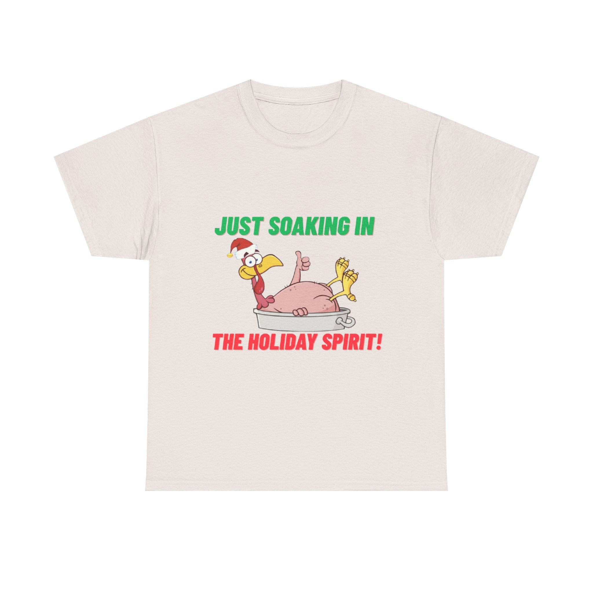 Just Soaking in the Holiday Spirit Unisex Heavy Cotton Tee