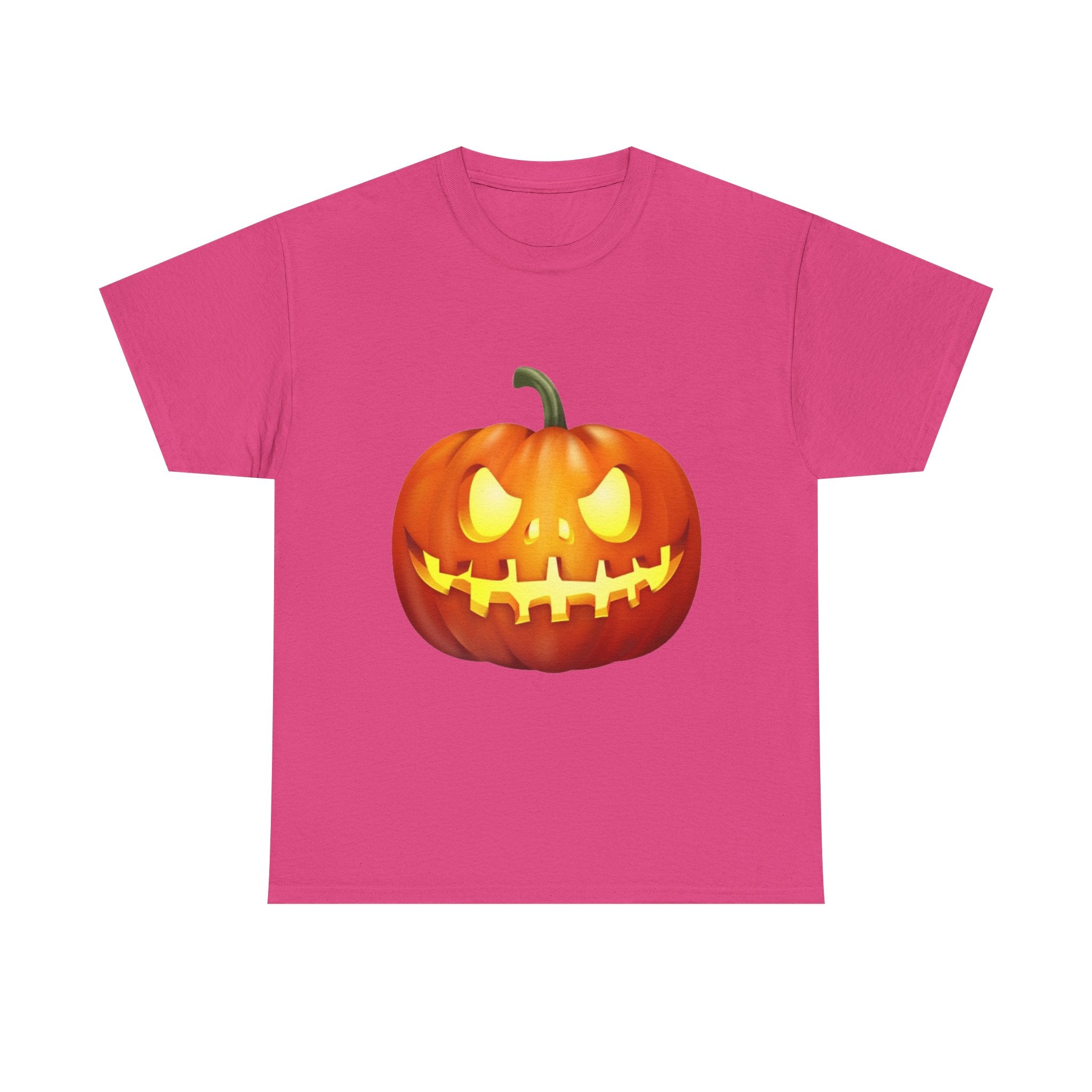 Halloween Pumpkin Unisex Heavy Cotton T-Shirt