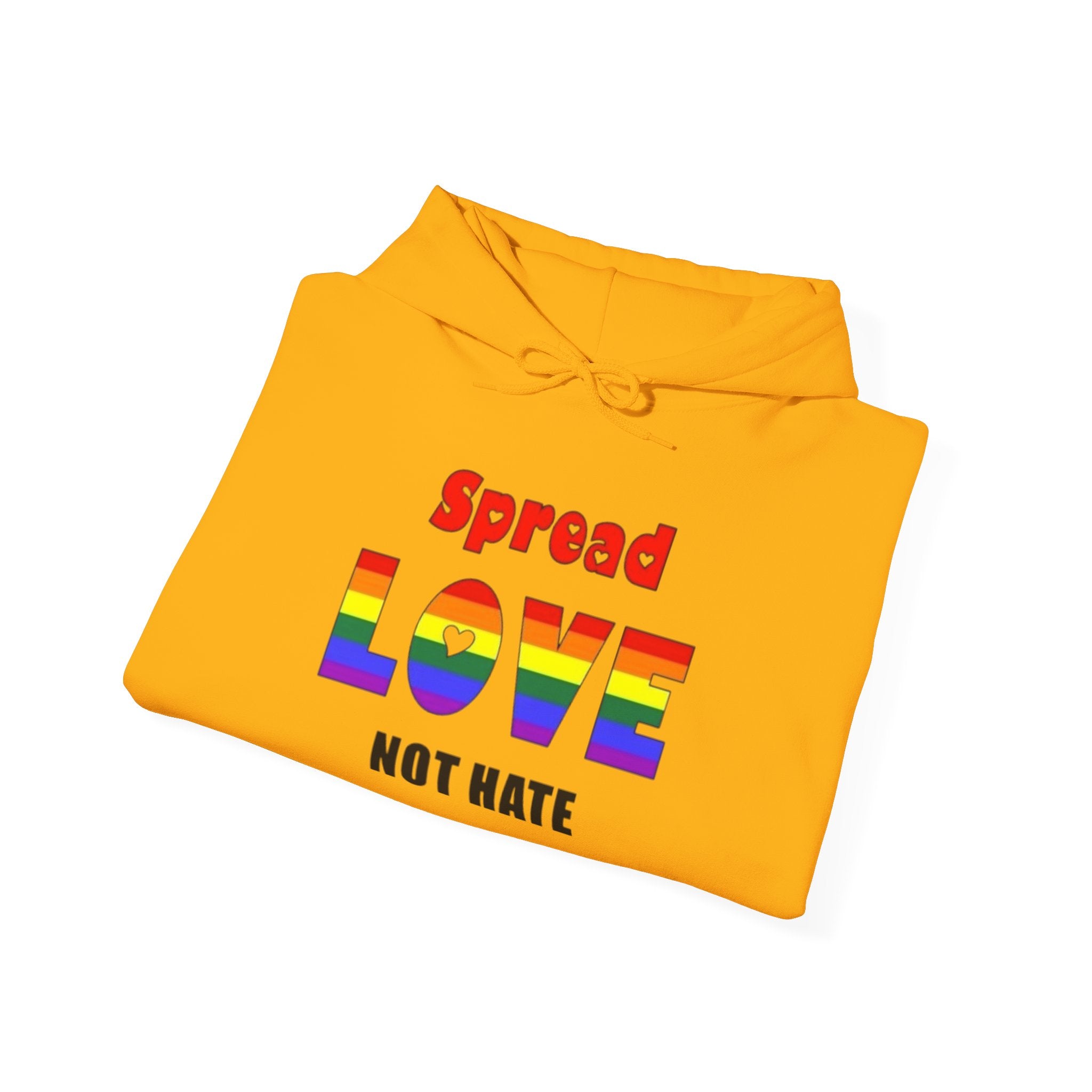 Spread Love Not Hate Unisex Hoodie