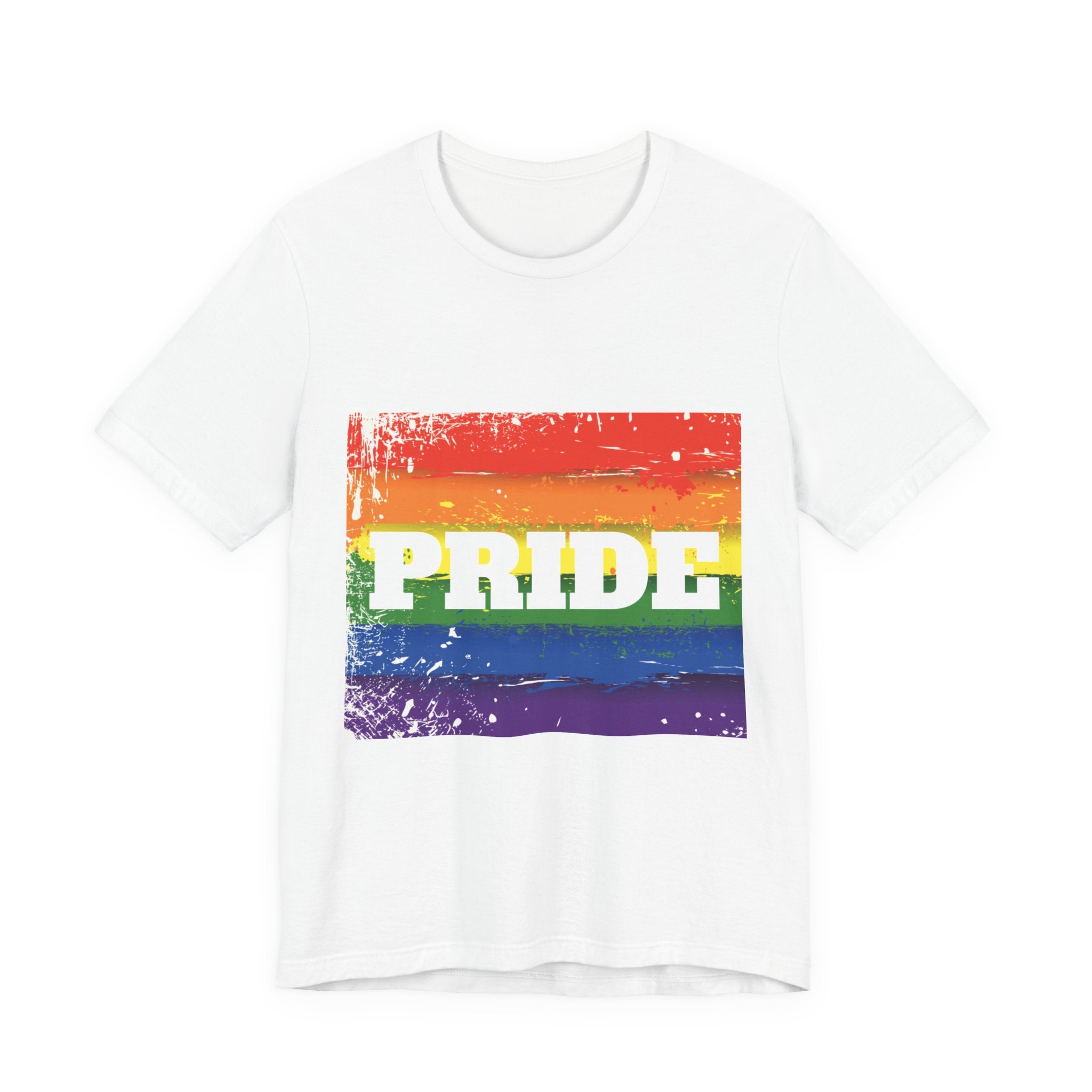 Pride Rainbow Unisex Jersey Short Sleeve T-Shirt