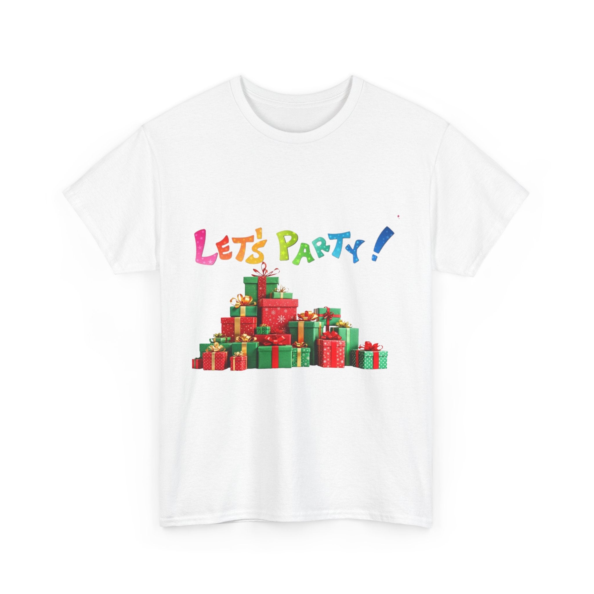 Let's Party! Christmas Presents Unisex Heavy Cotton T-Shirt