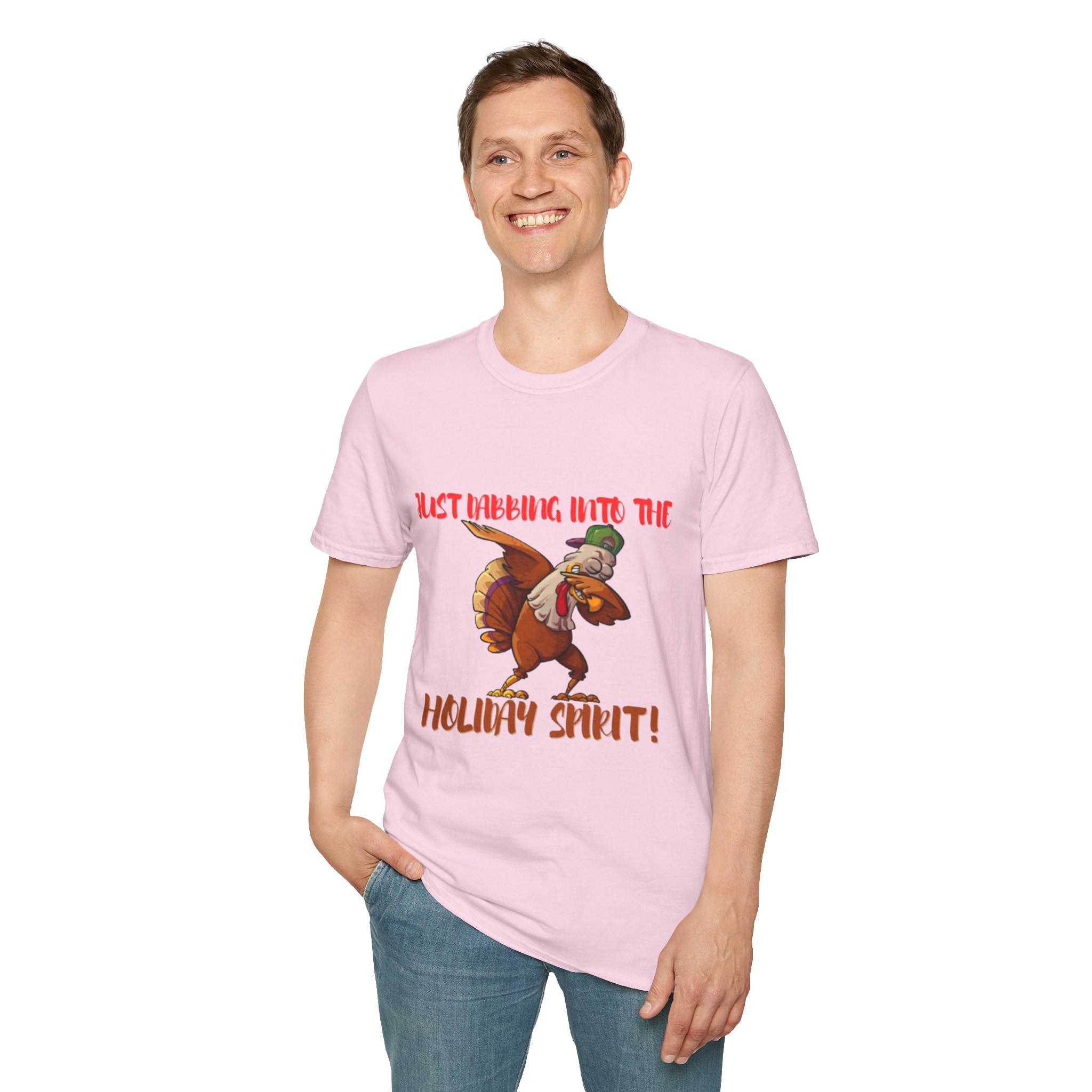 Just Dabbing Into The Holiday Spirit! Unisex Softstyle T-Shirt