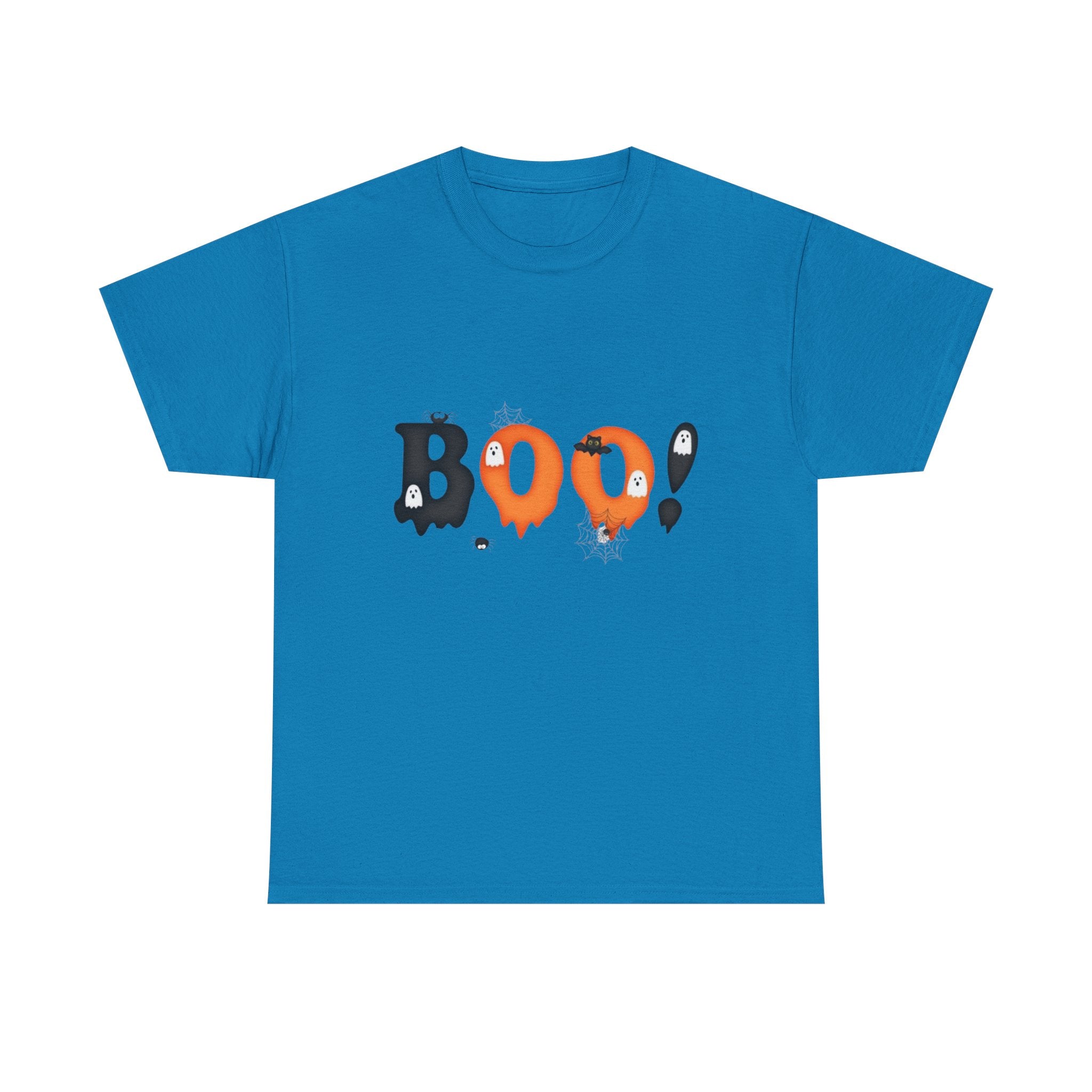 Halloween BOO! Unisex Short Sleeve Heavy Cotton T-Shirt