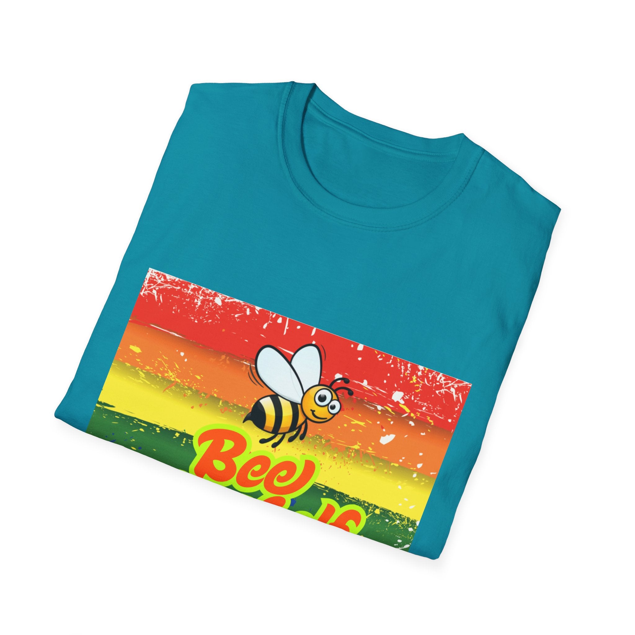 Bee Yourself Rainbow Unisex Softstyle T-Shirt