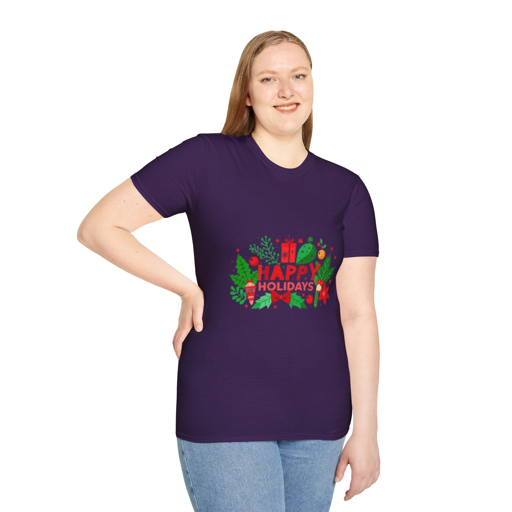 Happy Holidays Unisex Softstyle T-Shirt