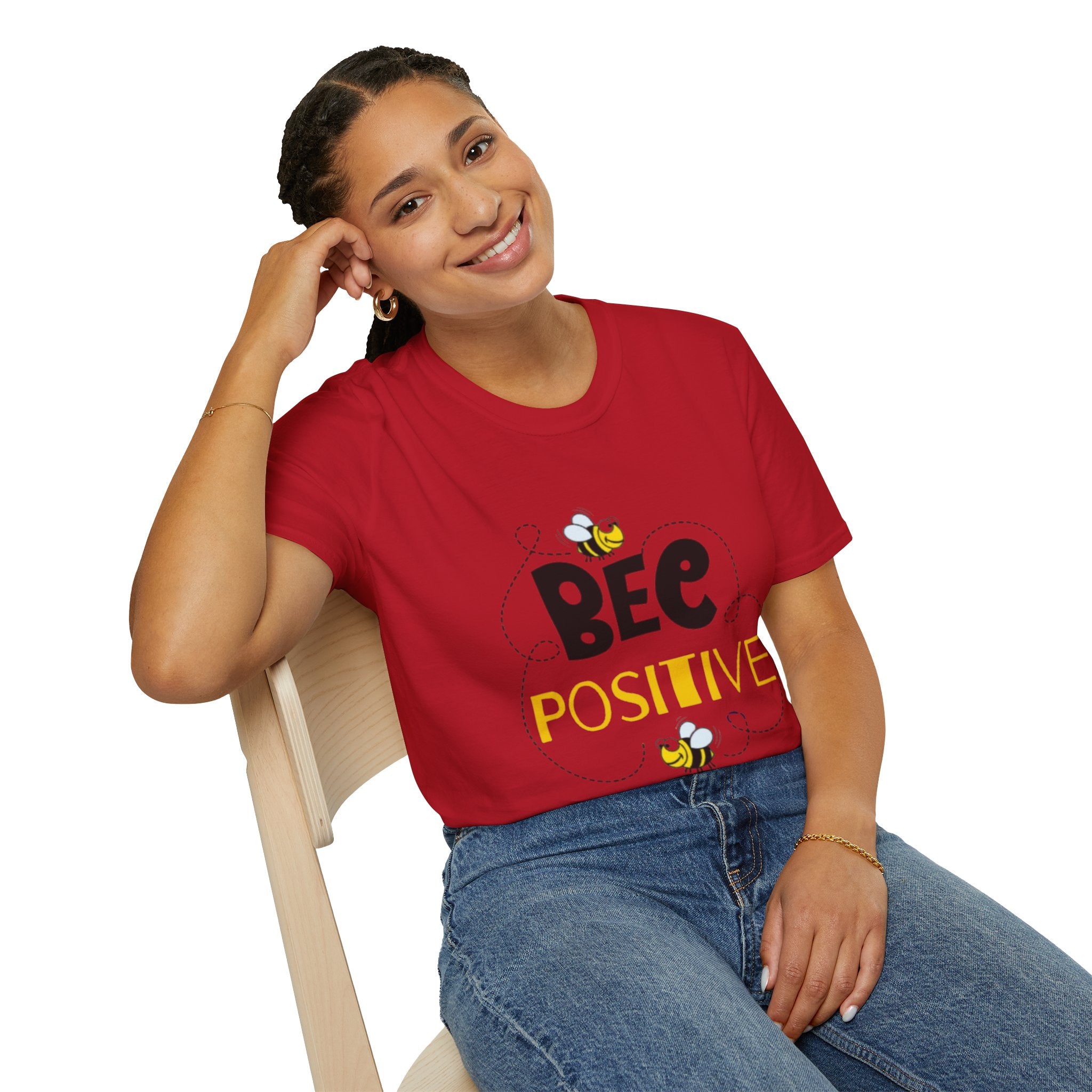 Bee Positive Unisex Softstyle T-Shirt