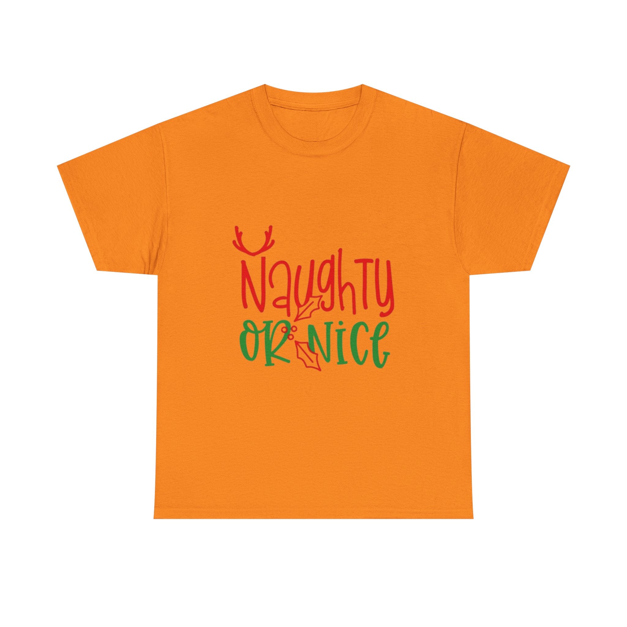 Naughty Or Nice Unisex Heavy Cotton T-Shirt