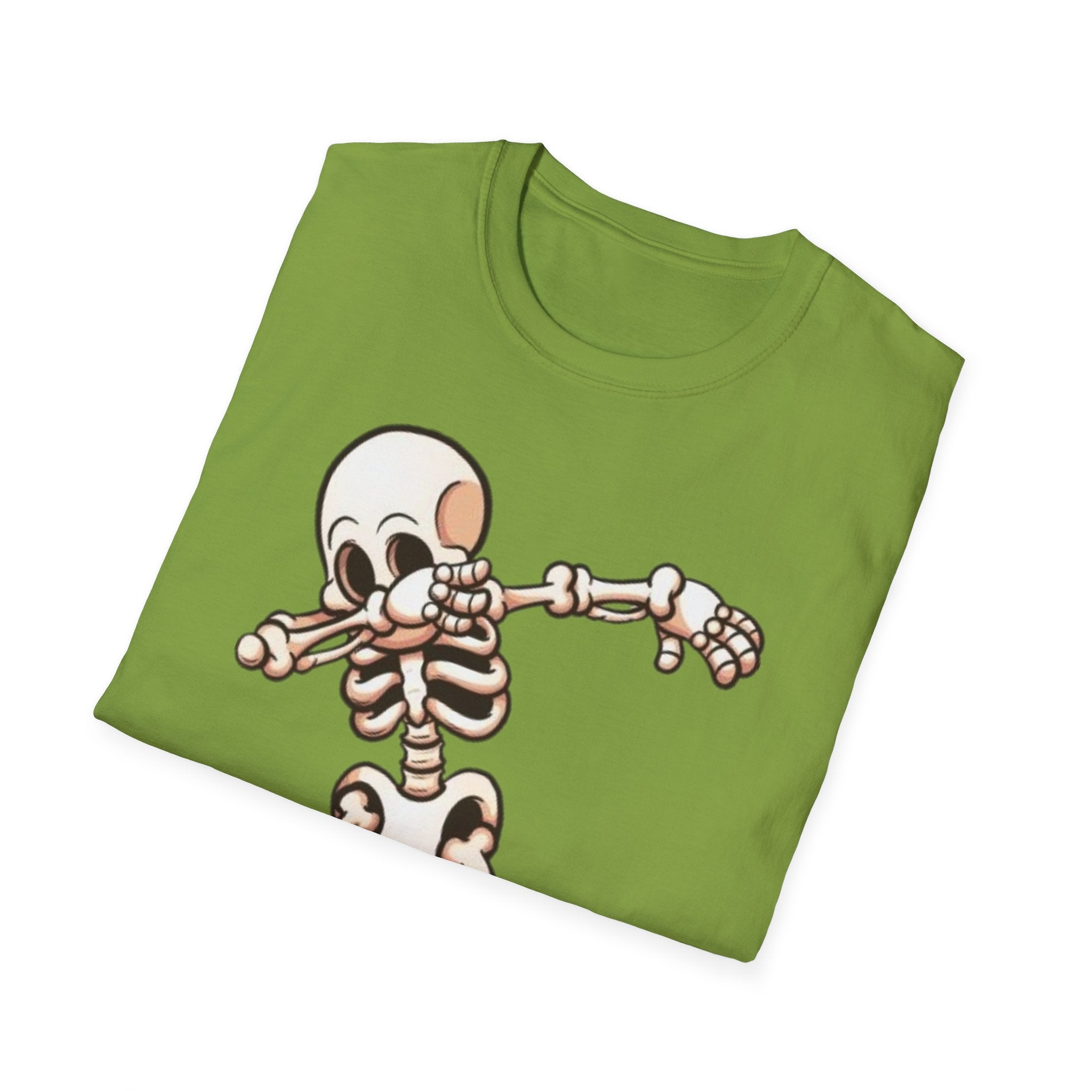 Dabbing Halloween Skeleton Unisex Softstyle T-Shirt