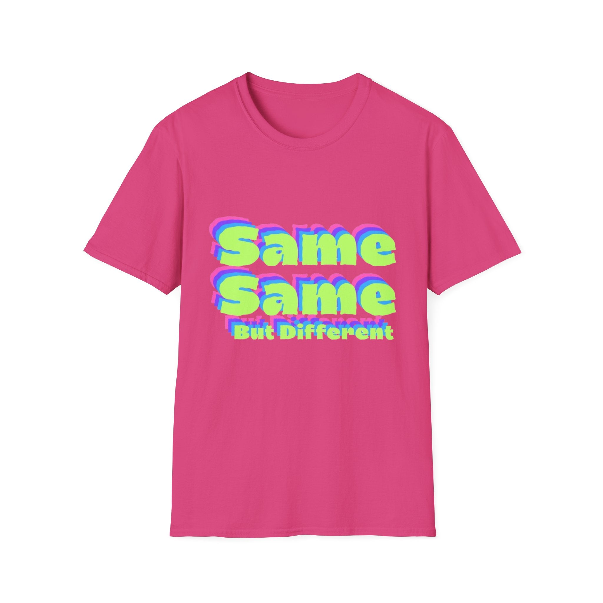 Same Same But Different, Unisex Softstyle T-Shirt