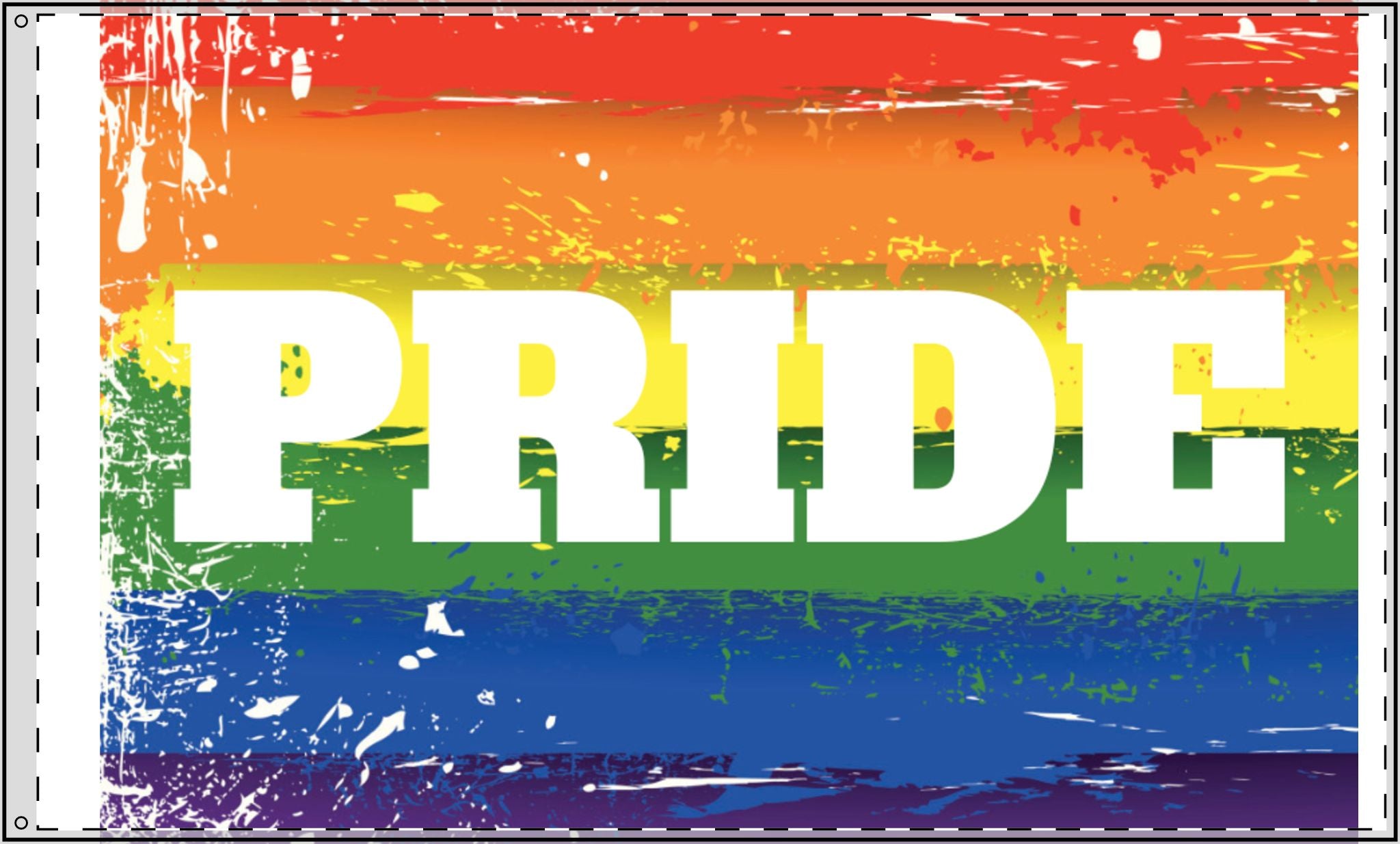 Double Sided PRIDE Flag