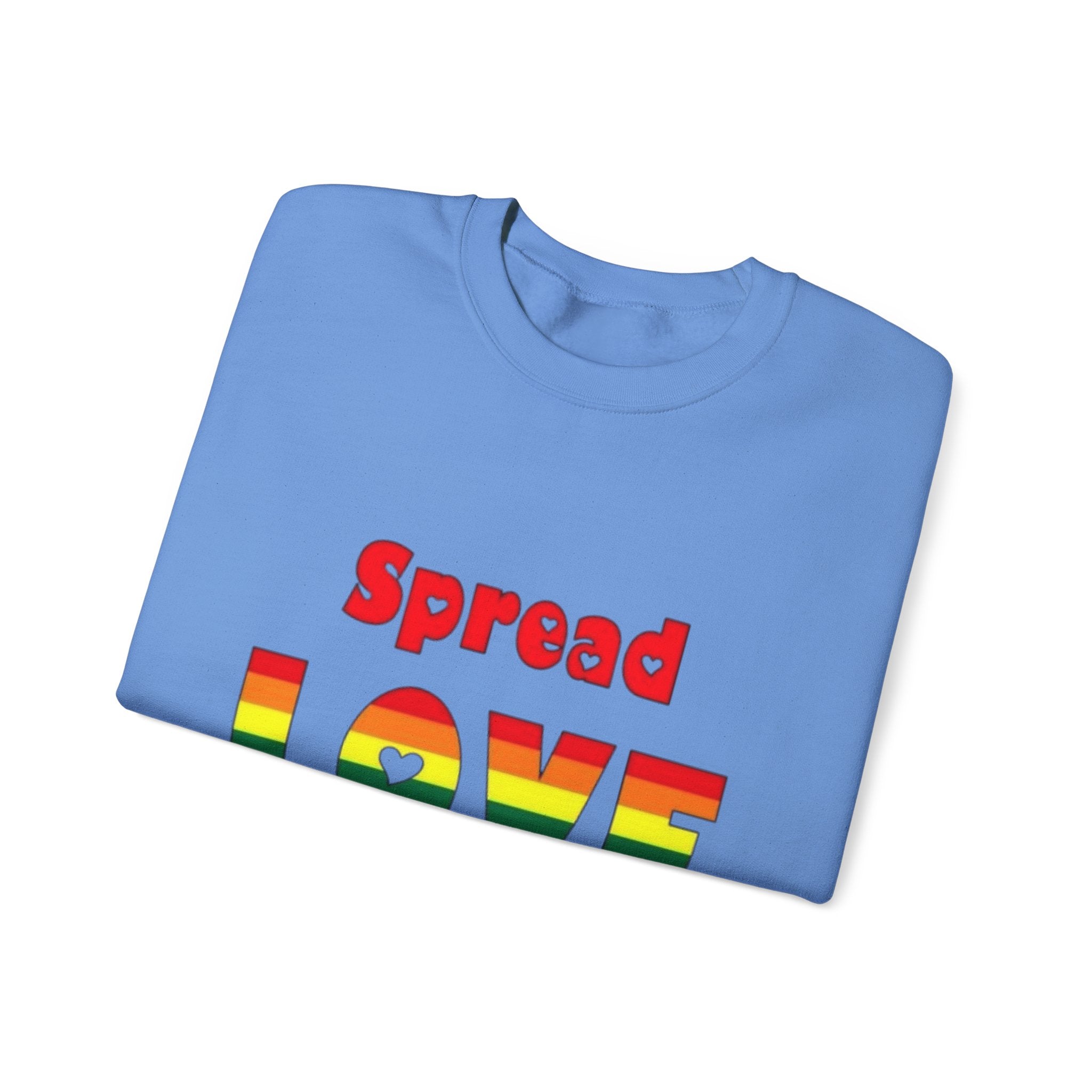 Spread Love Not Hate Unisex Crewneck Sweatshirt