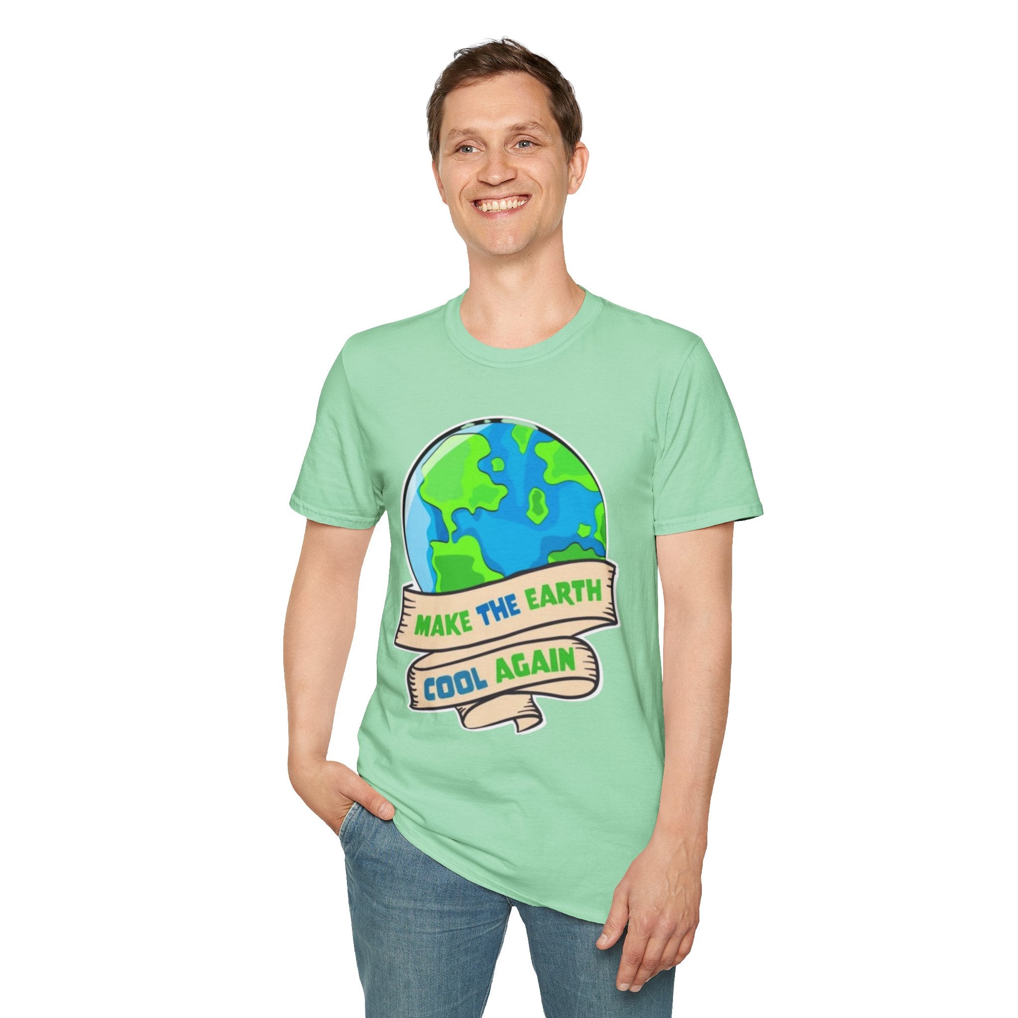 Make The Earth Cool Again Unisex Softstyle T-Shirt