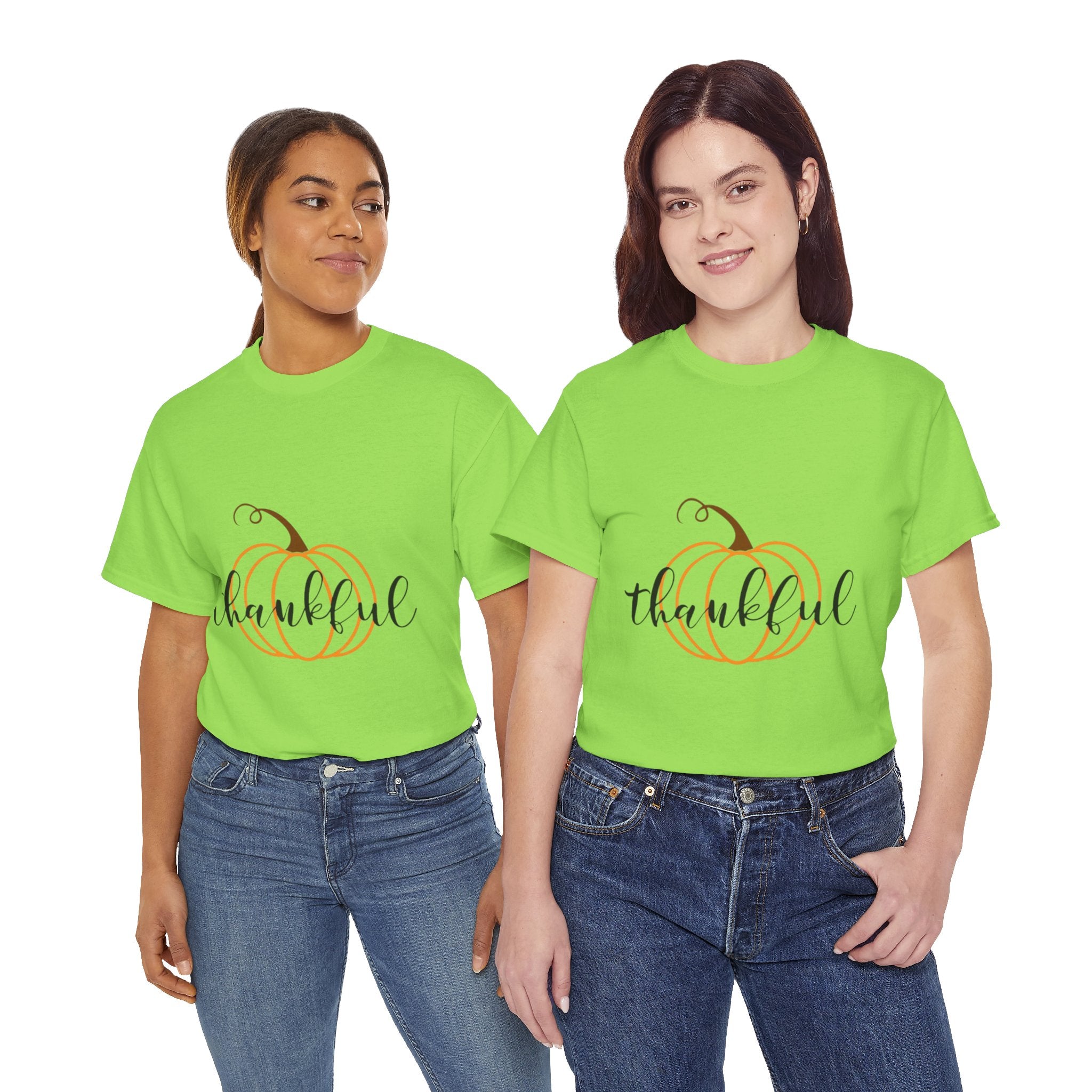 Thankful Pumpkin Unisex Heavy Cotton T-Shirt