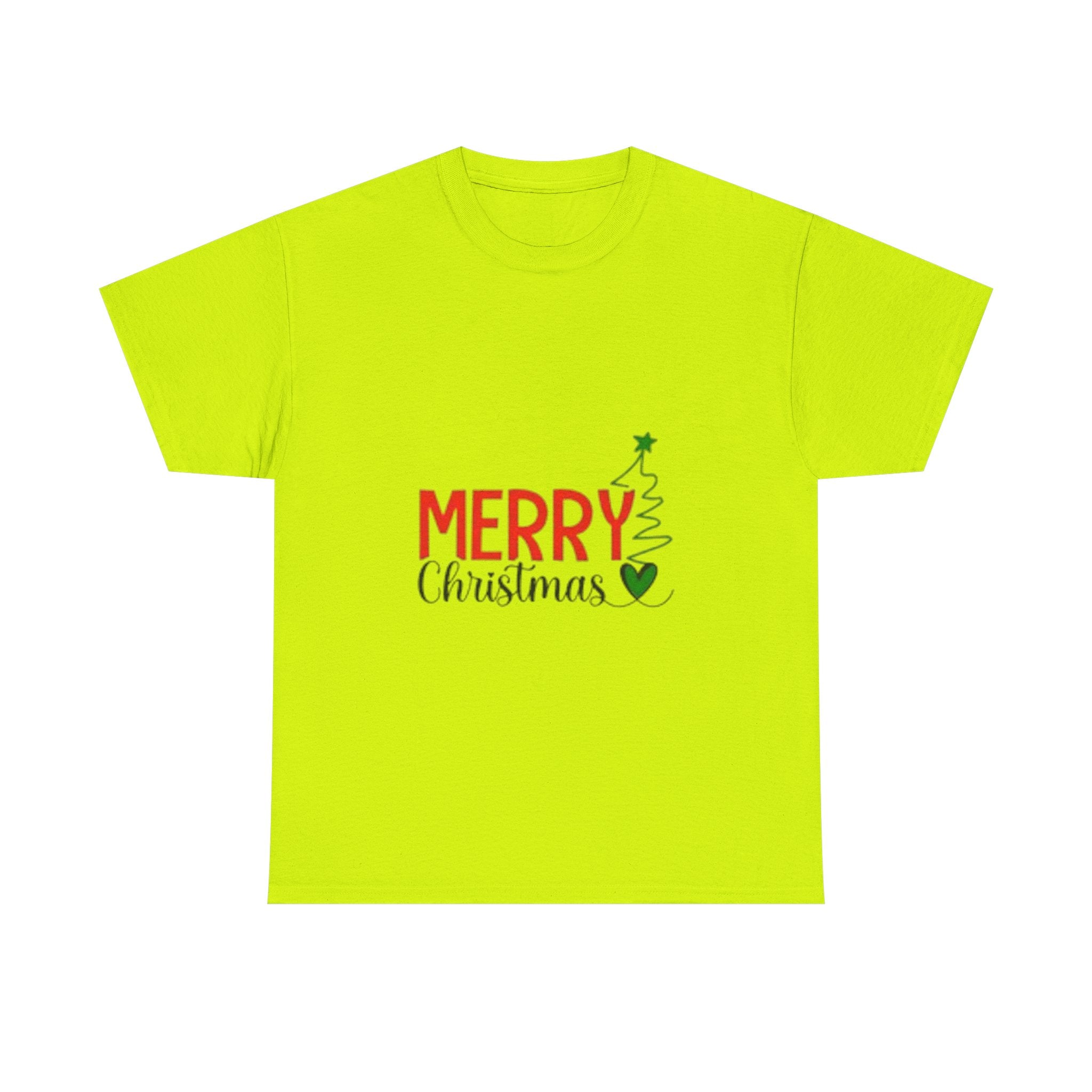 Merry Christmas Unisex Heavy Cotton T-Shirt
