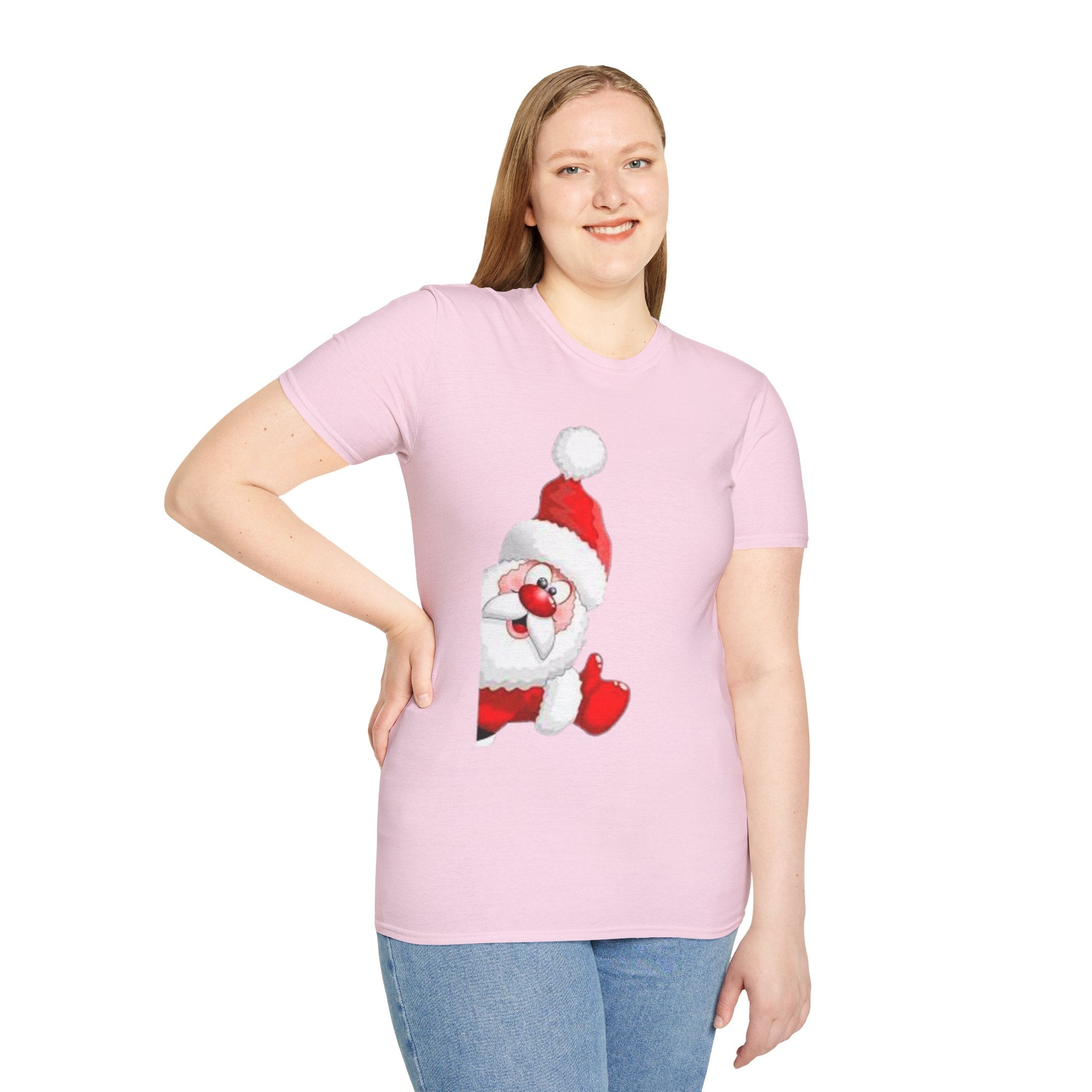 Festive Santa Unisex Softstyle T-Shirt
