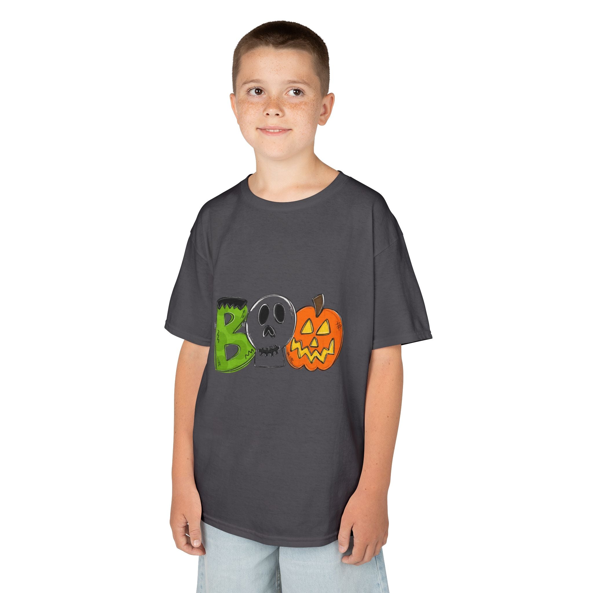 Halloween BOO Kids Short Sleeve T-Shirt