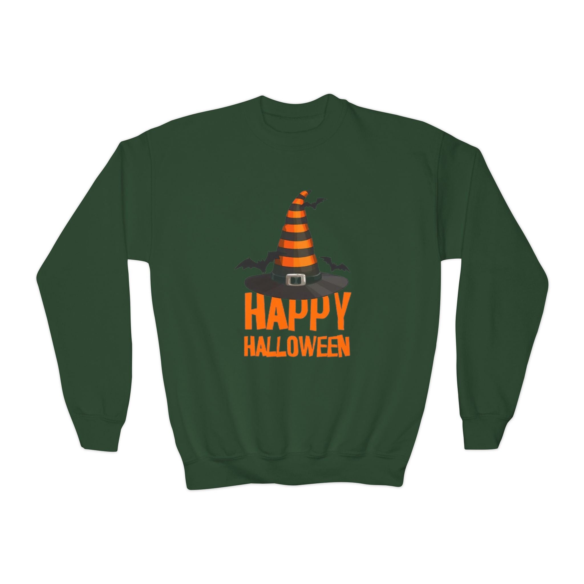 Happy Halloween Youth Crewneck Sweatshirt