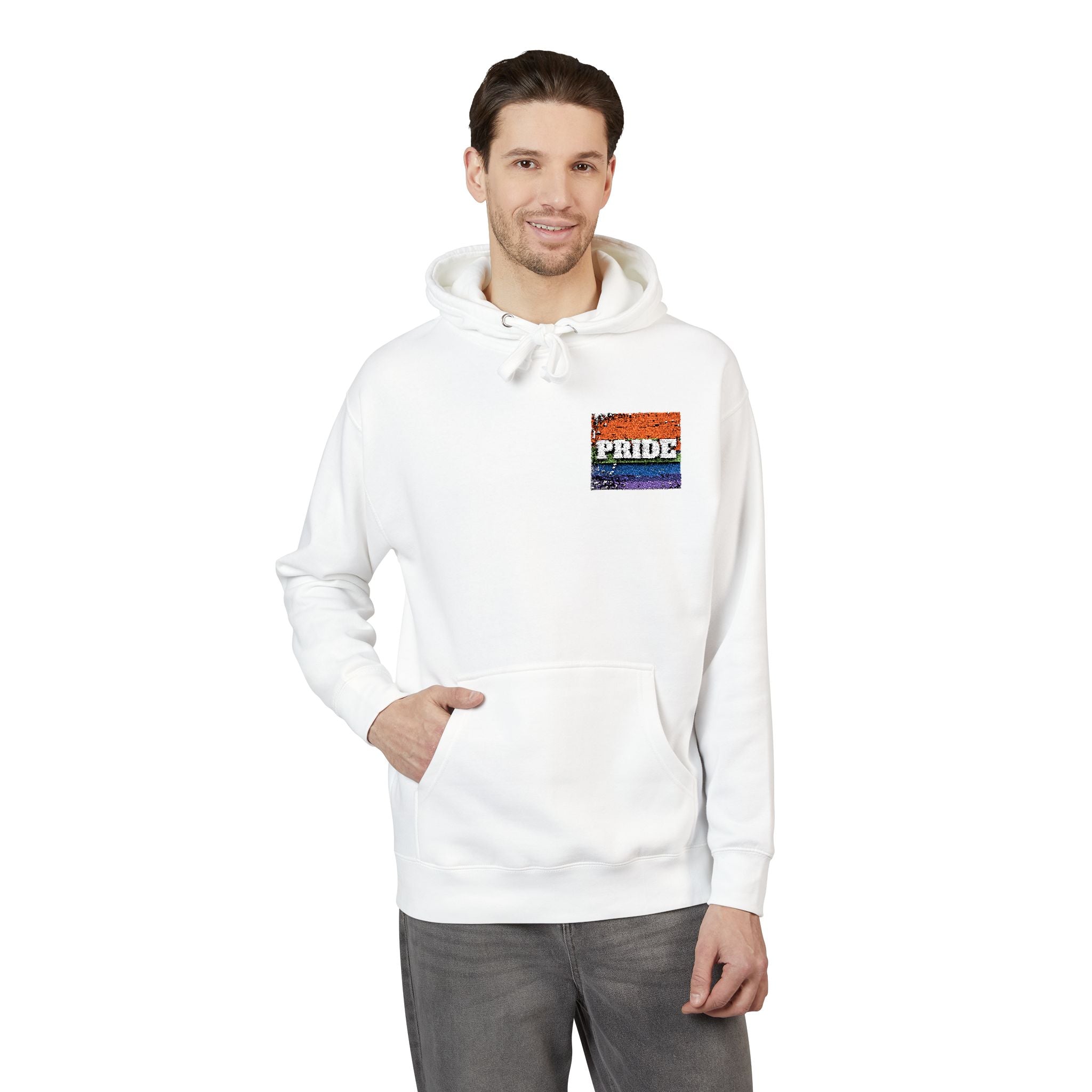 Pride Rainbow Unisex Fleece Hoodie