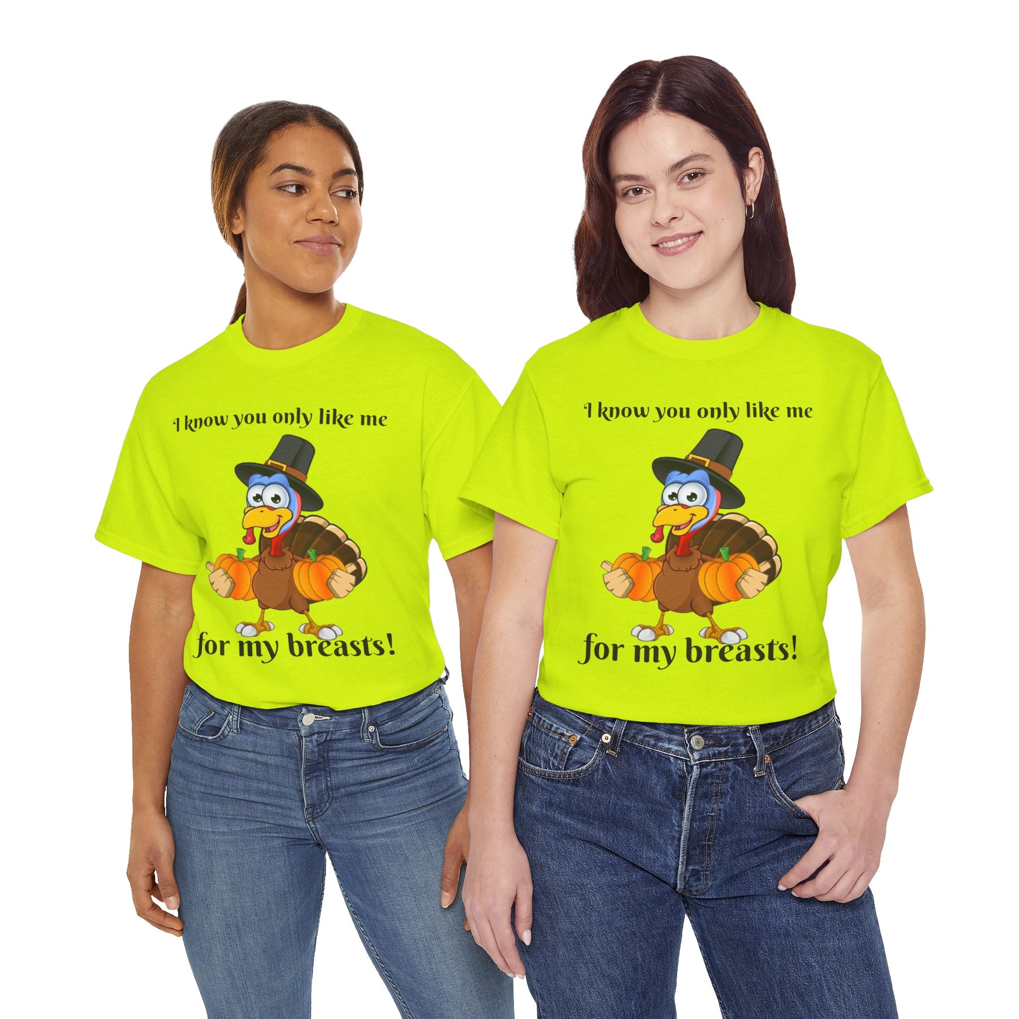 I Know You Only Like Me For My Breasts! Unisex Heavy Cotton T-Shirt