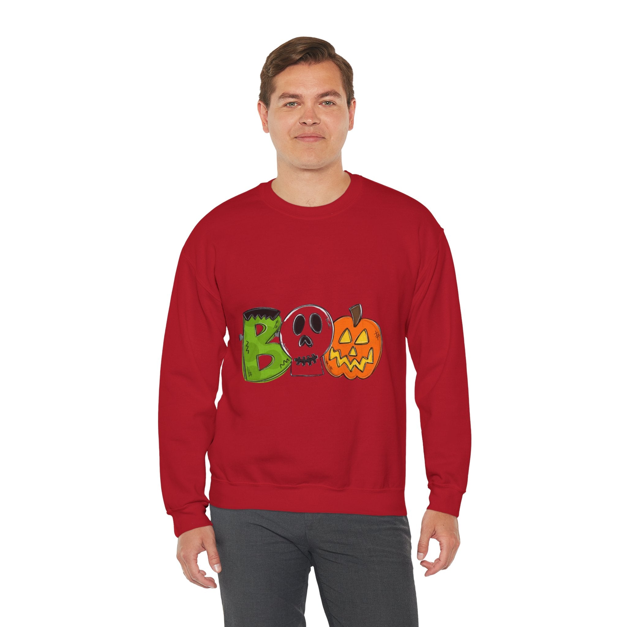 Halloween Boo Unisex Crewneck Sweatshirt