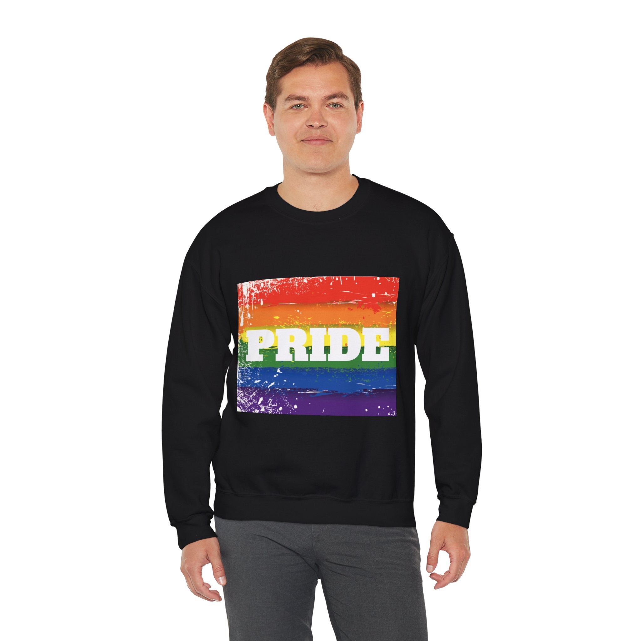 Pride Rainbow Unisex Crewneck Sweatshirt