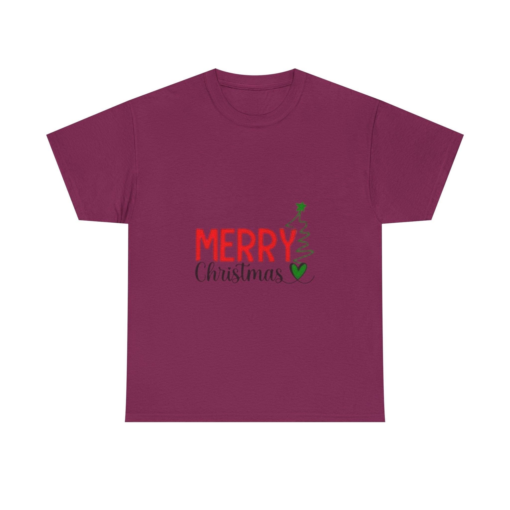 Merry Christmas Unisex Heavy Cotton T-Shirt