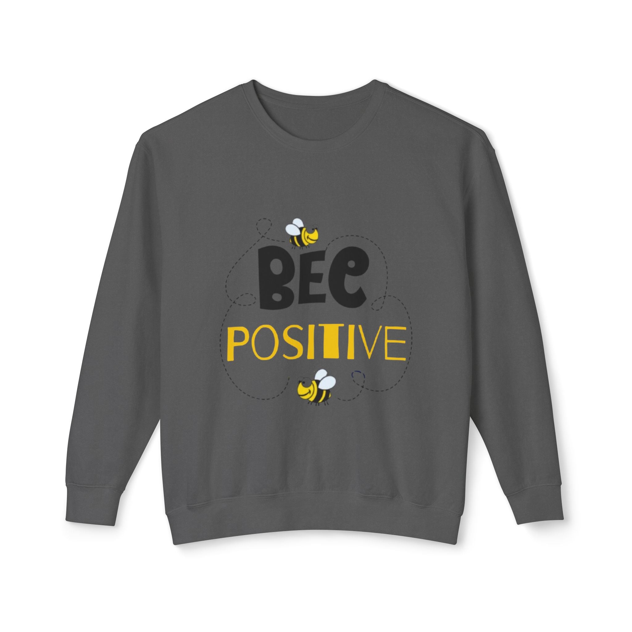 Bee Positive Unisex Lightweight Crewneck Sweatshirt