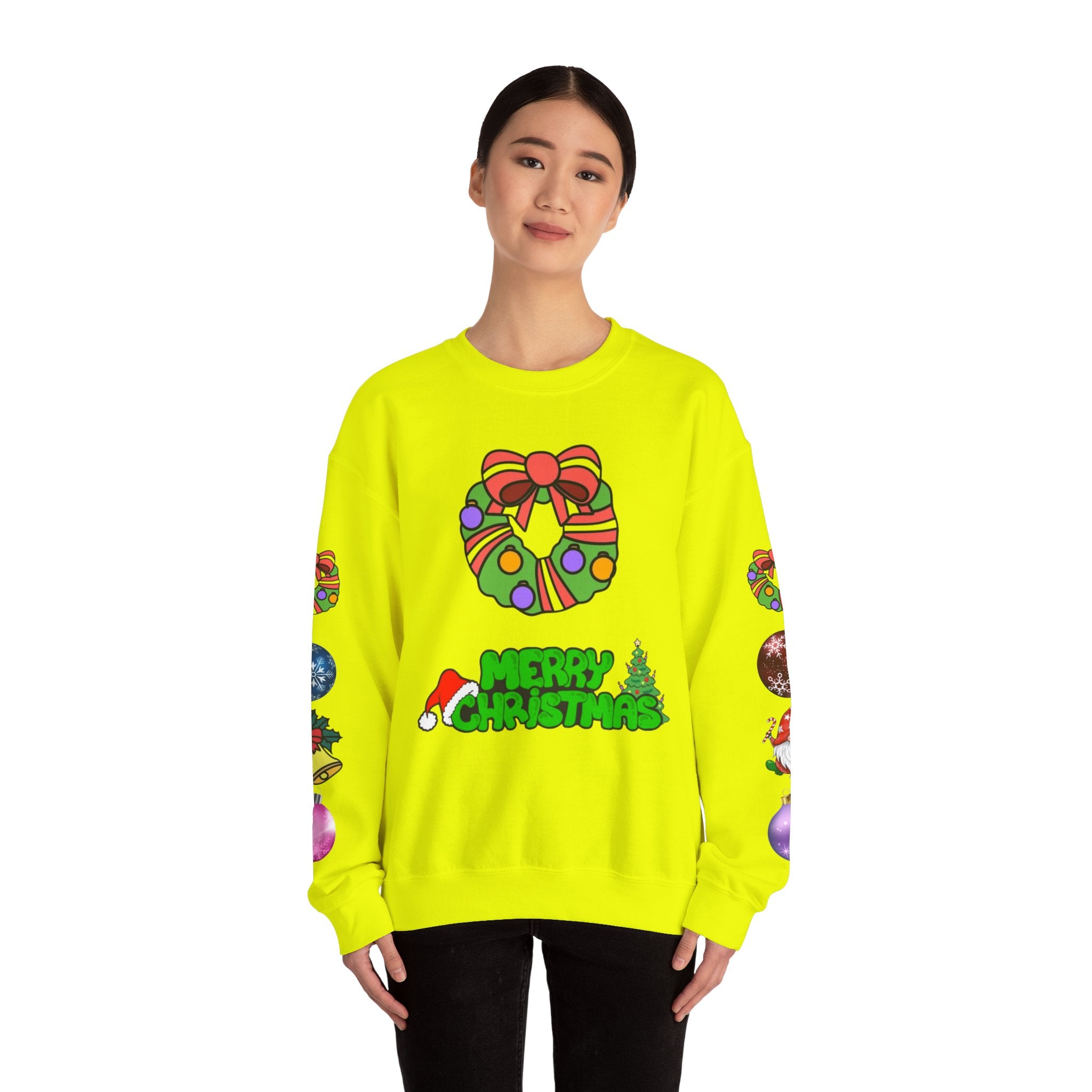Festive Not-So-Ugly Christmas Unisex Heavy Blend™ Crewneck Sweatshirt