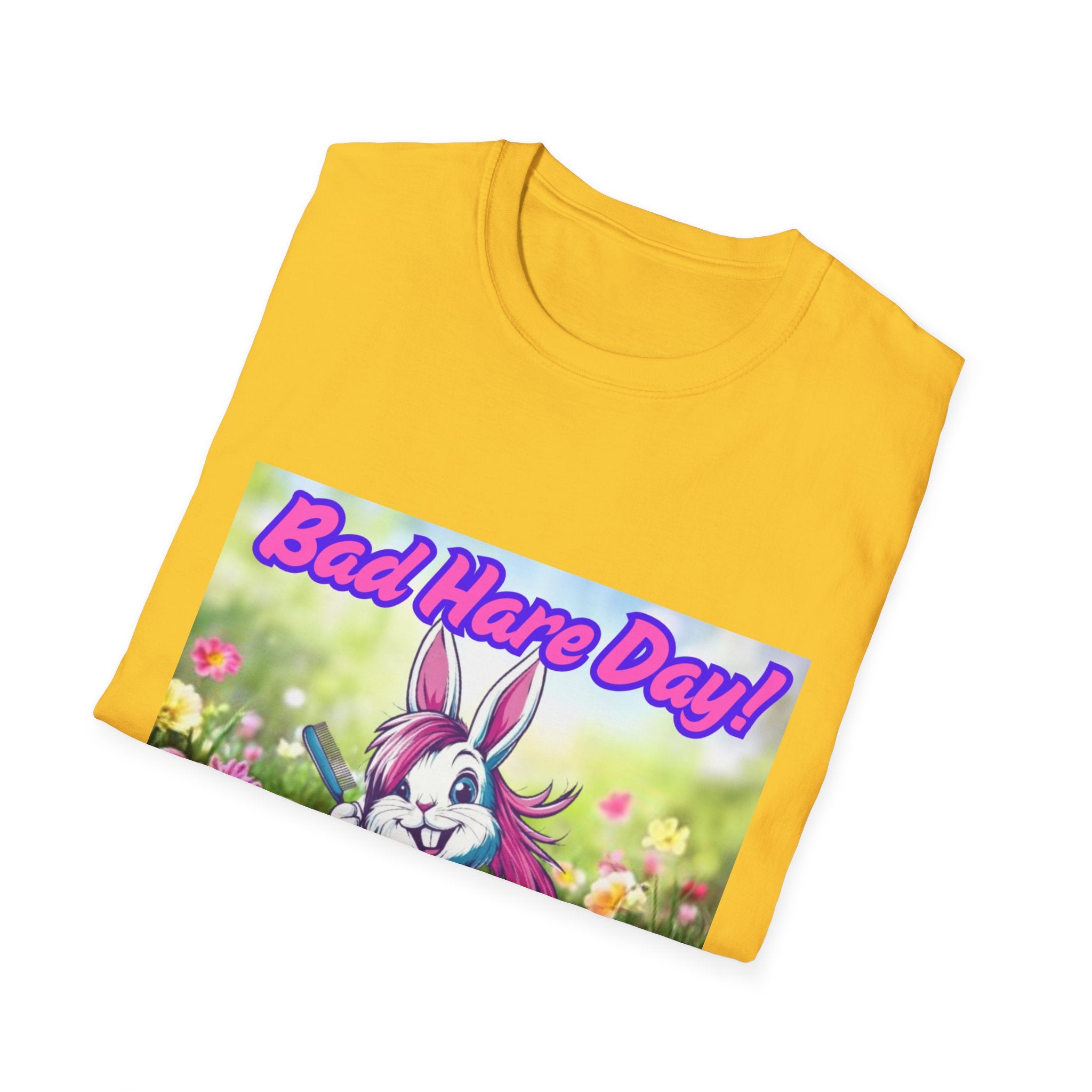 Bad Hare Day Unisex Softstyle T-Shirt