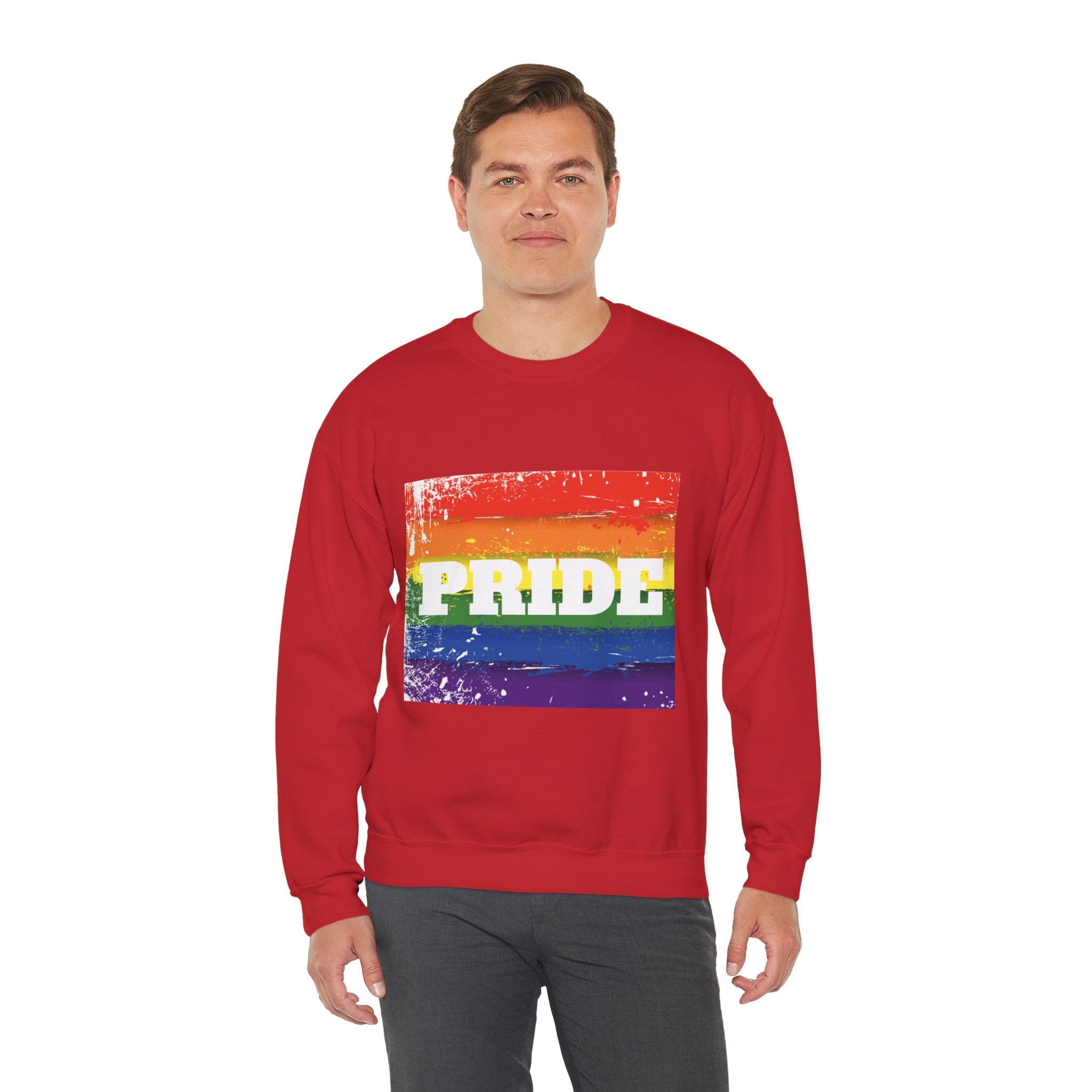 Pride Rainbow Unisex Crewneck Sweatshirt