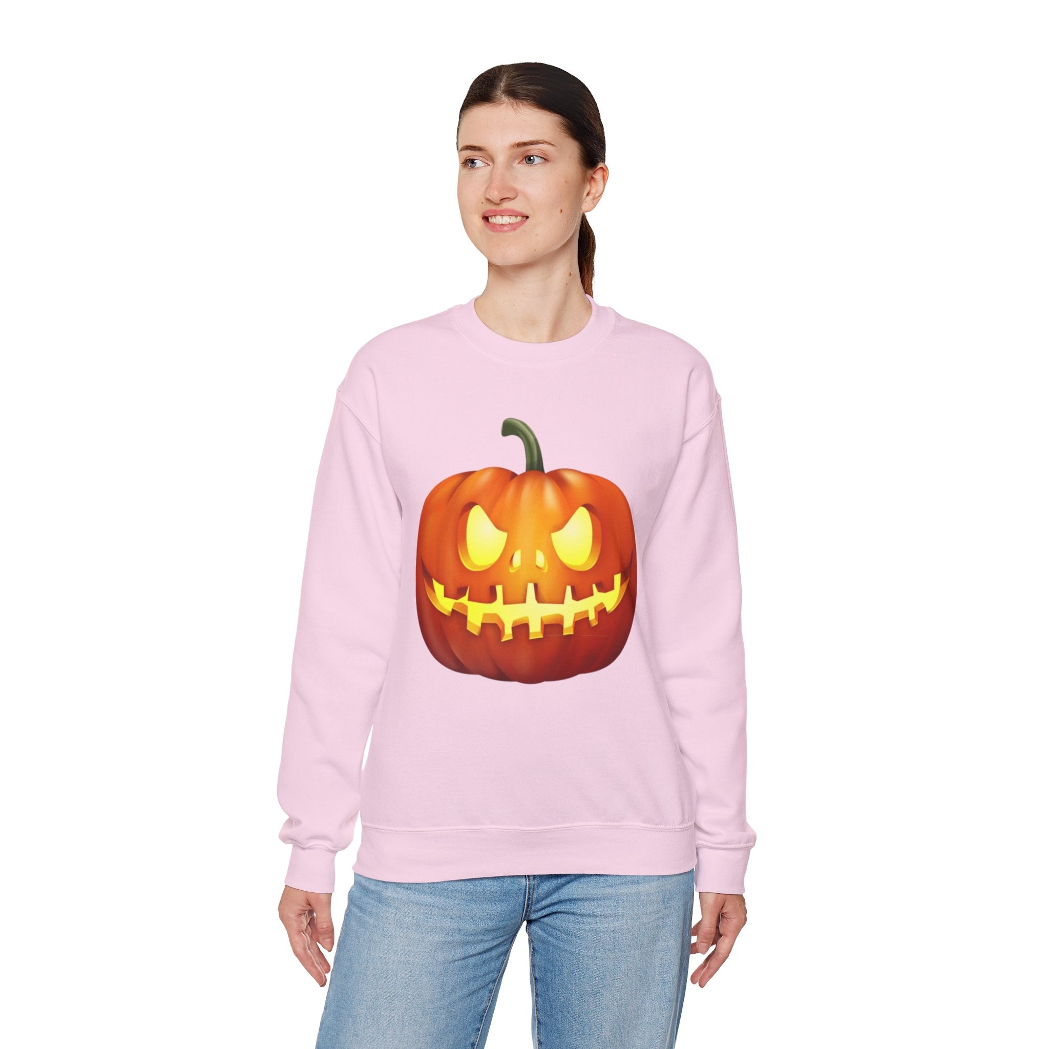 Halloween Pumpkin Unisex Heavy Blend™ Crewneck Sweatshirt