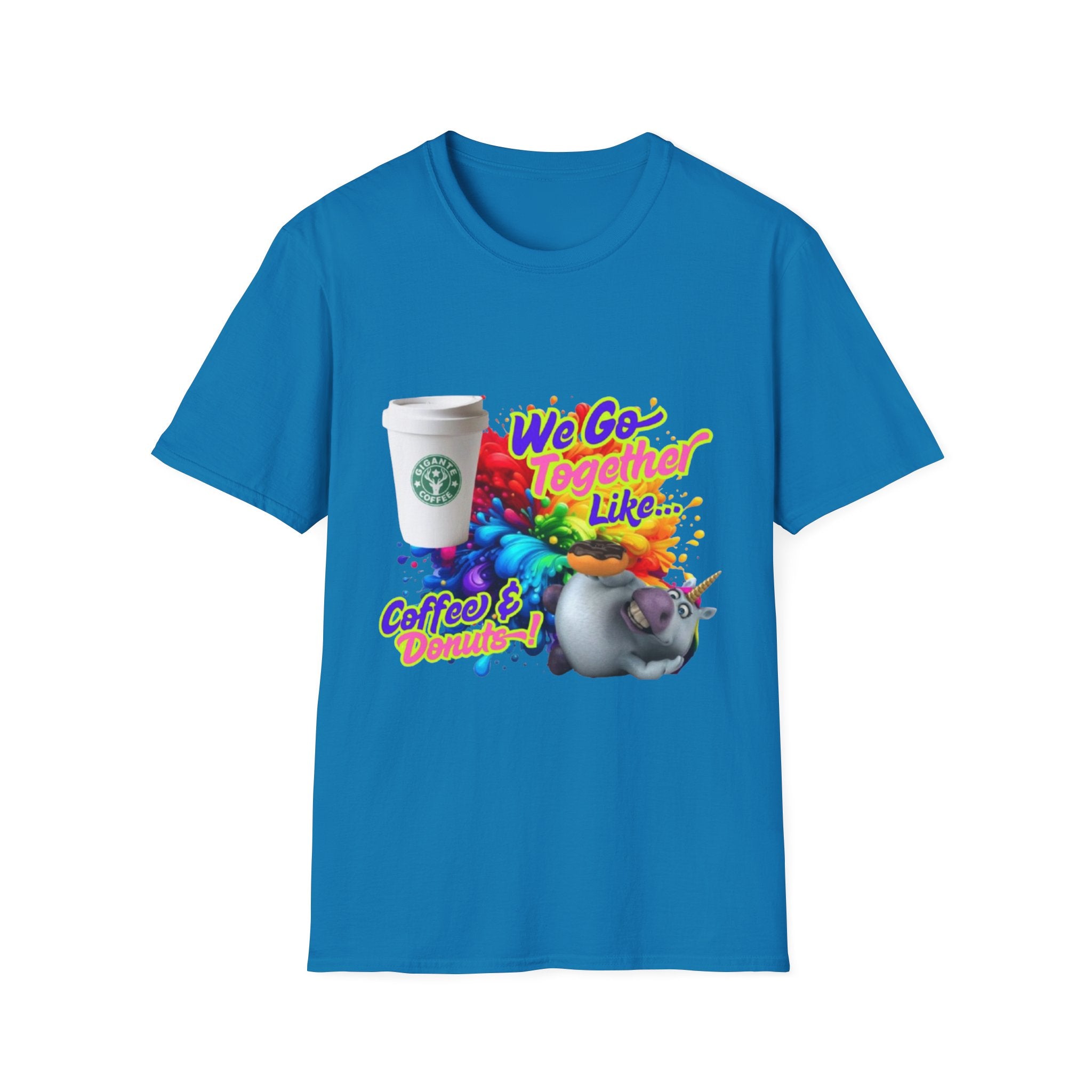 We Go Together Like Coffee & Donuts Unisex Softstyle T-Shirt