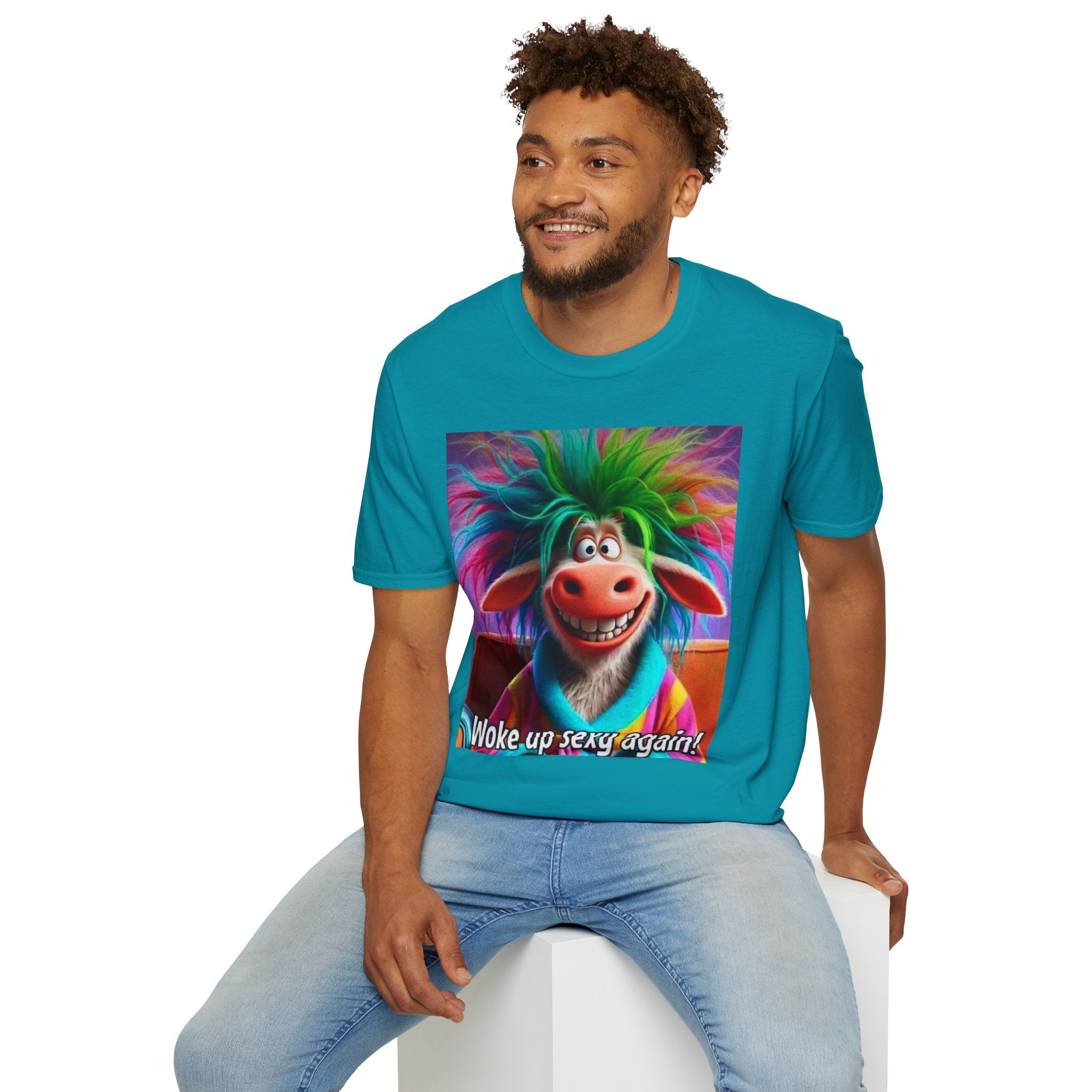 Woke Up Sexy Again Unisex Softstyle T-Shirt