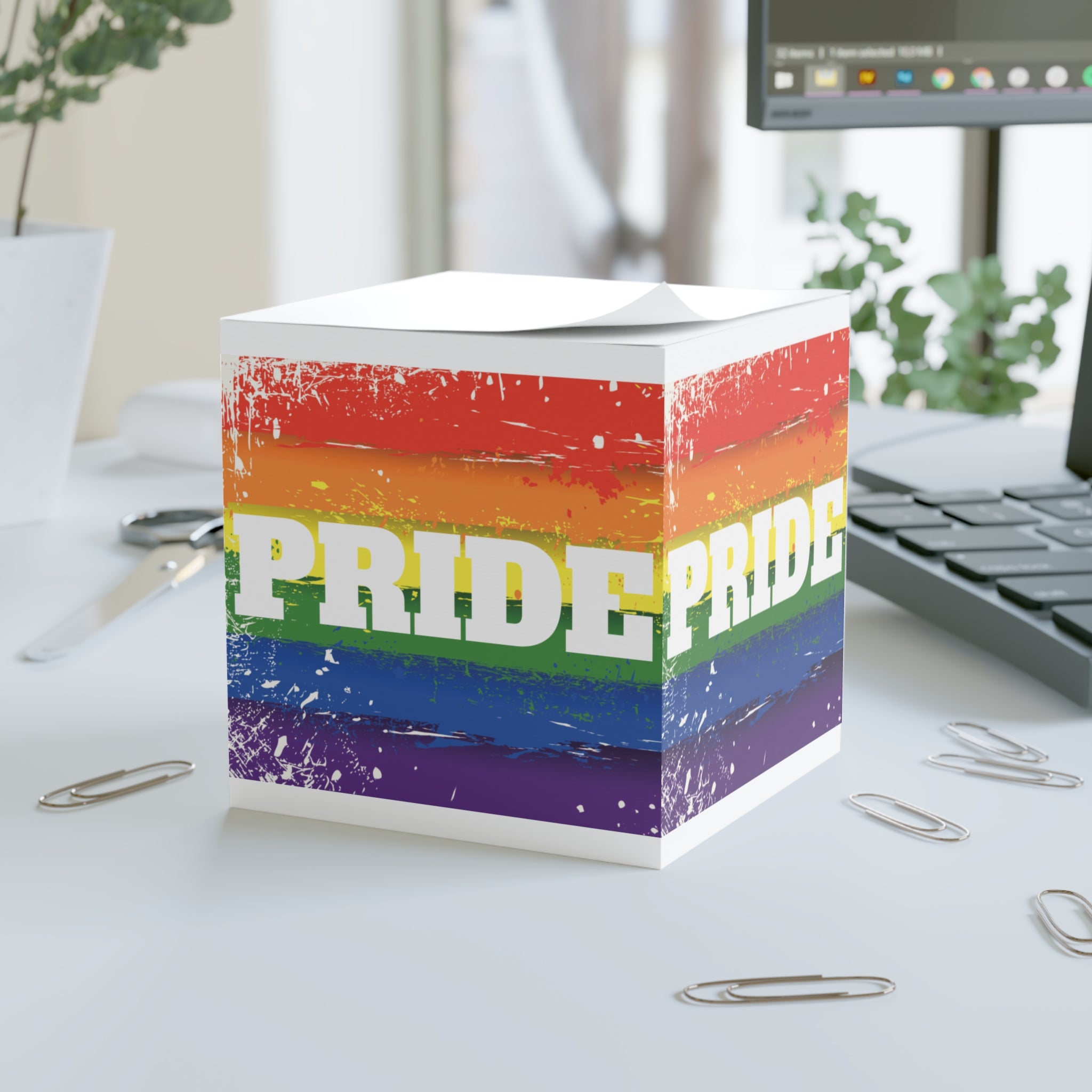 Pride Rainbow Note Cube